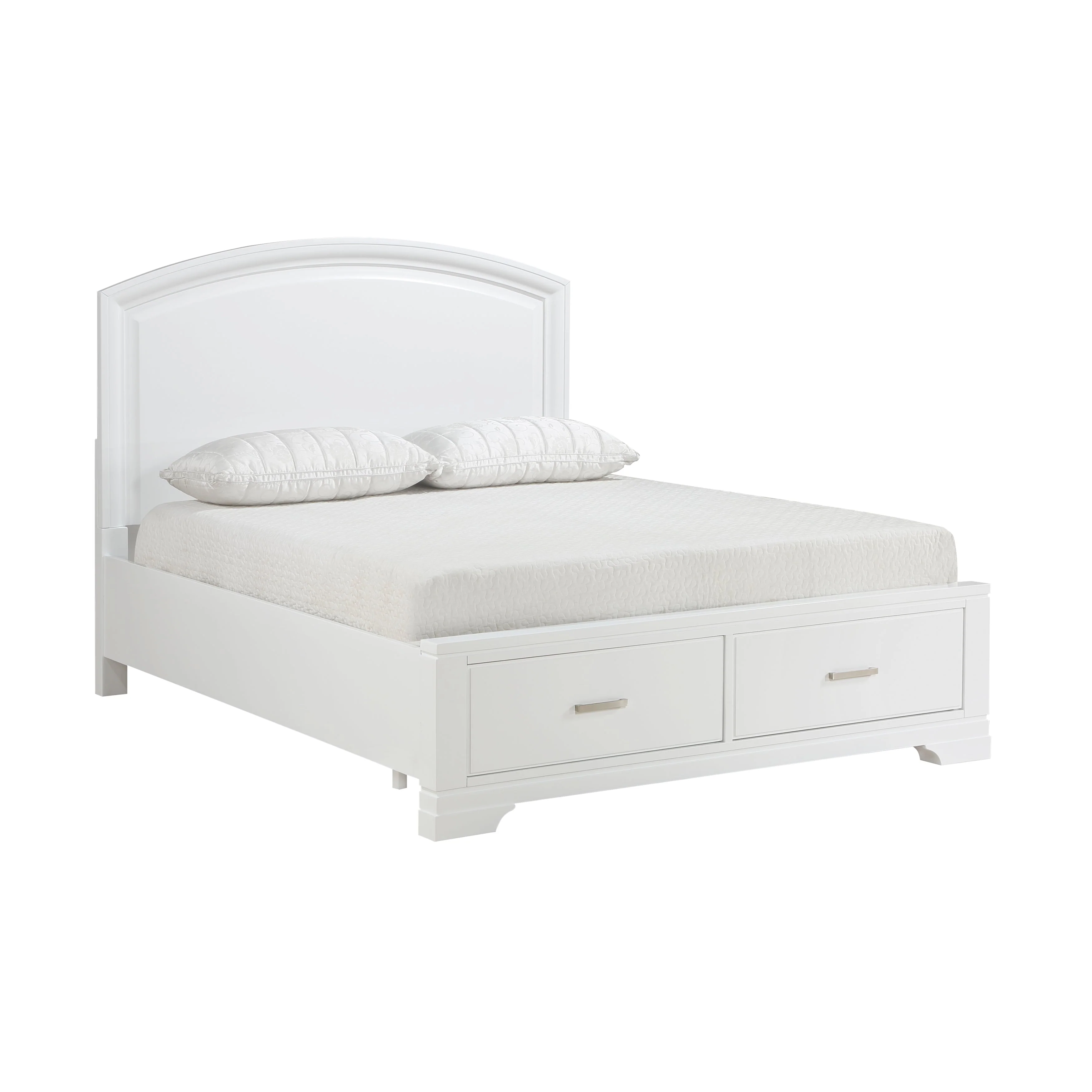 Hudson White Storage Platform Youth Bedroom Set - Image 6