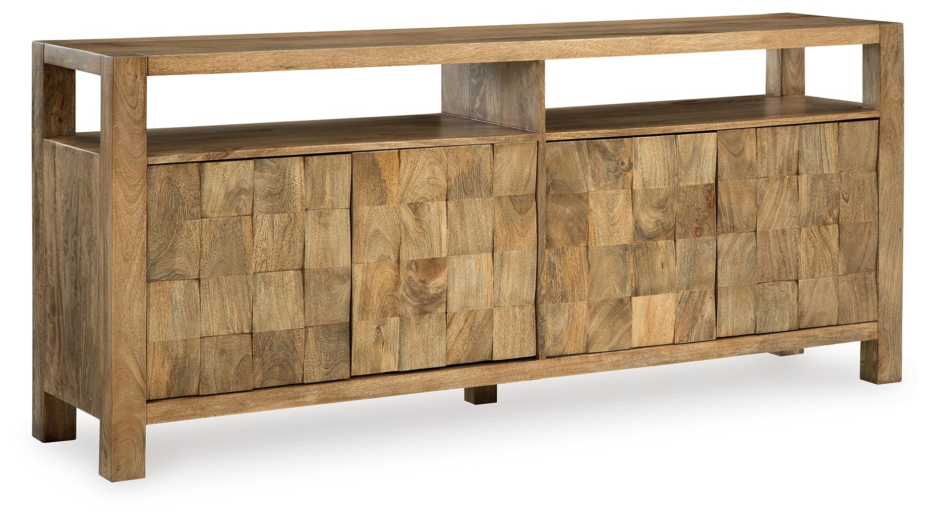 Hudwick Natural Brown Accent Cabinet - Image 3