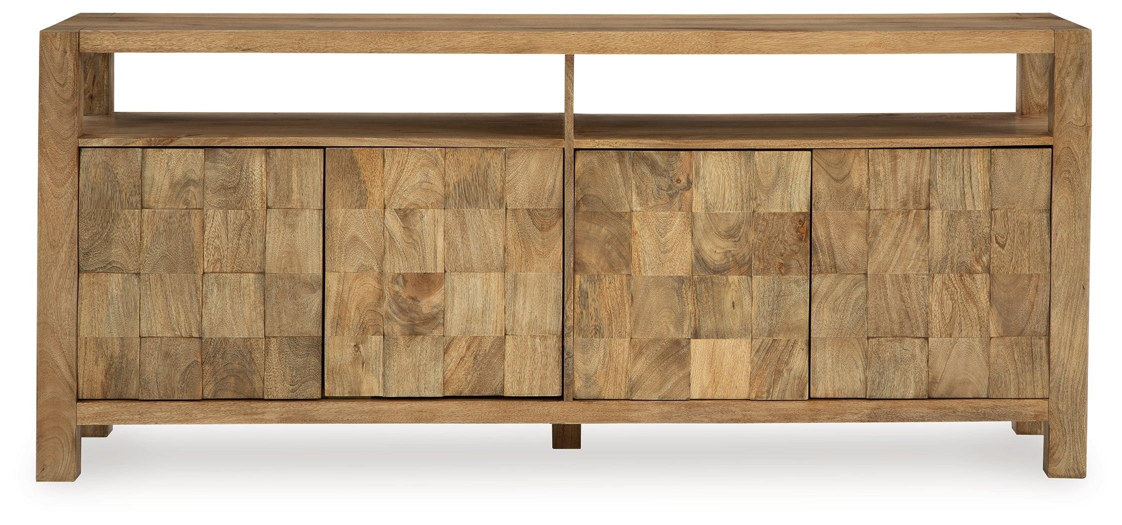 Hudwick Natural Brown Accent Cabinet - Image 5