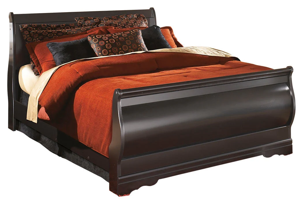 Huey Vineyard Black Sleigh Bedroom Set - Image 5