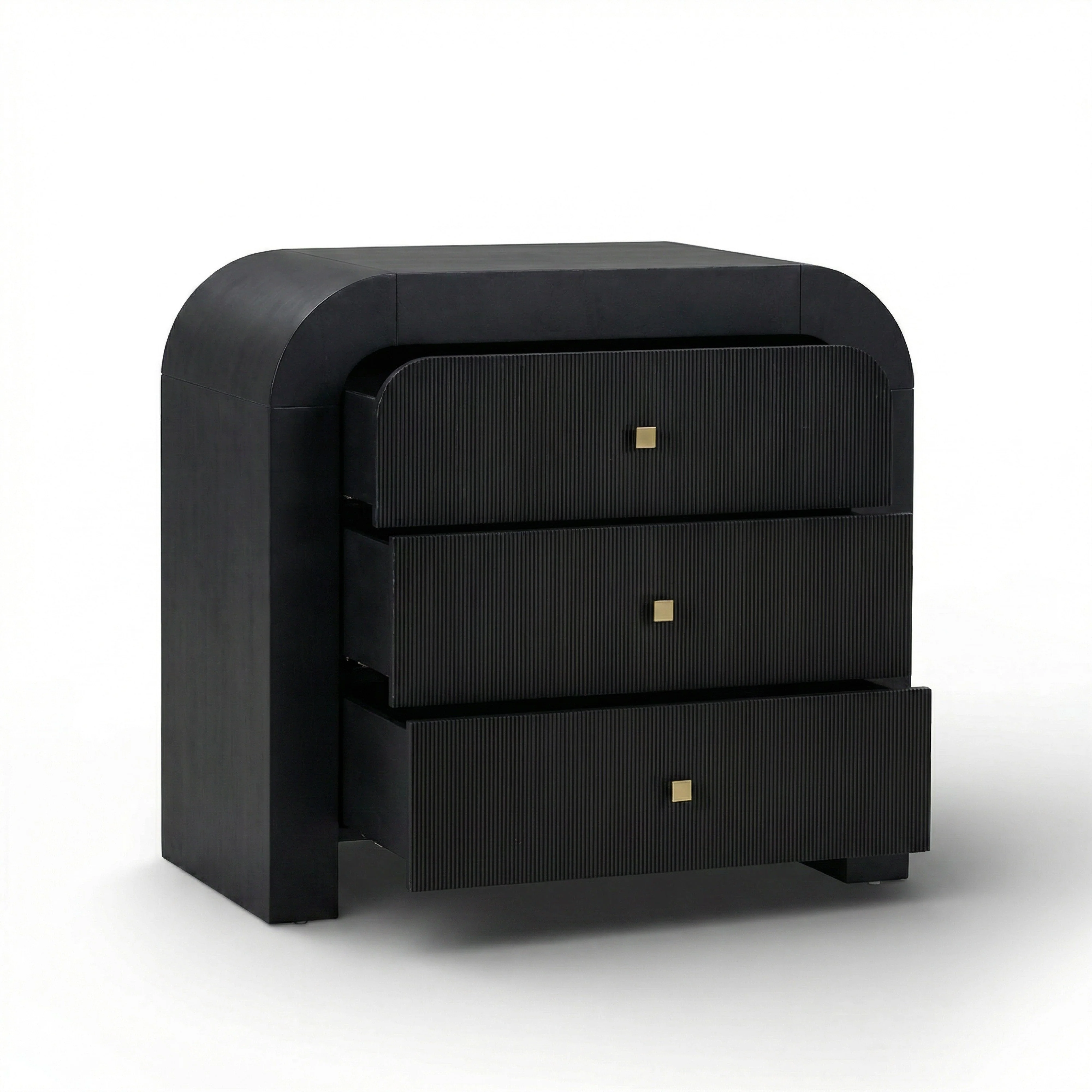 Hump 38" Arched 3-Drawer Bedside Chest - Image 10