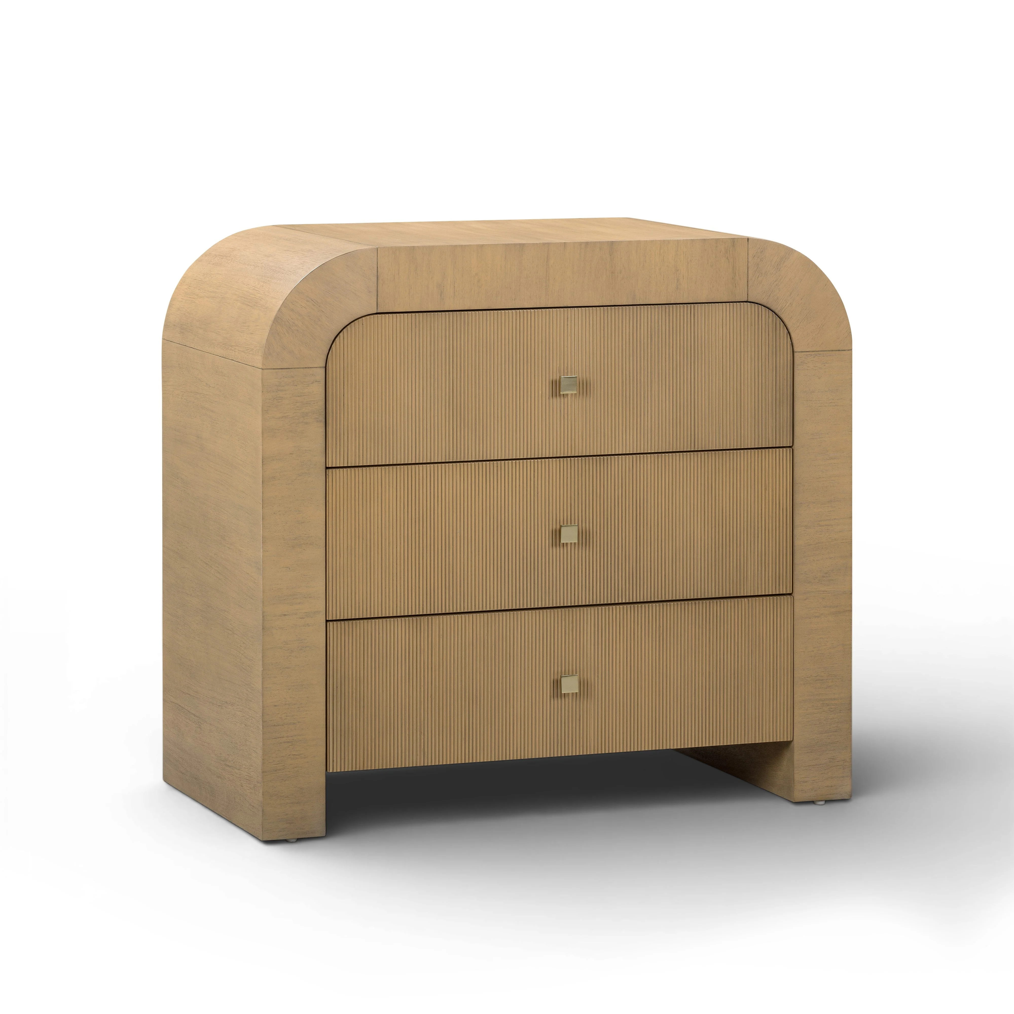 Hump 38" Arched 3-Drawer Bedside Chest - Image 15