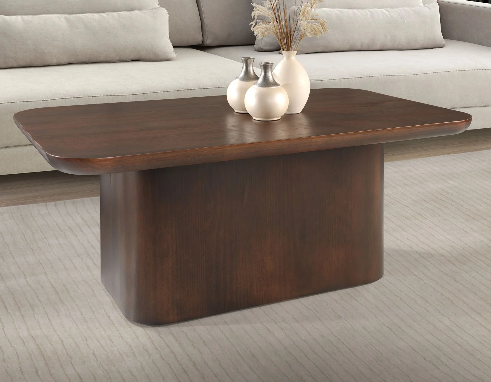 Hunter Solid Wood 3-Piece Table Set - Image 2
