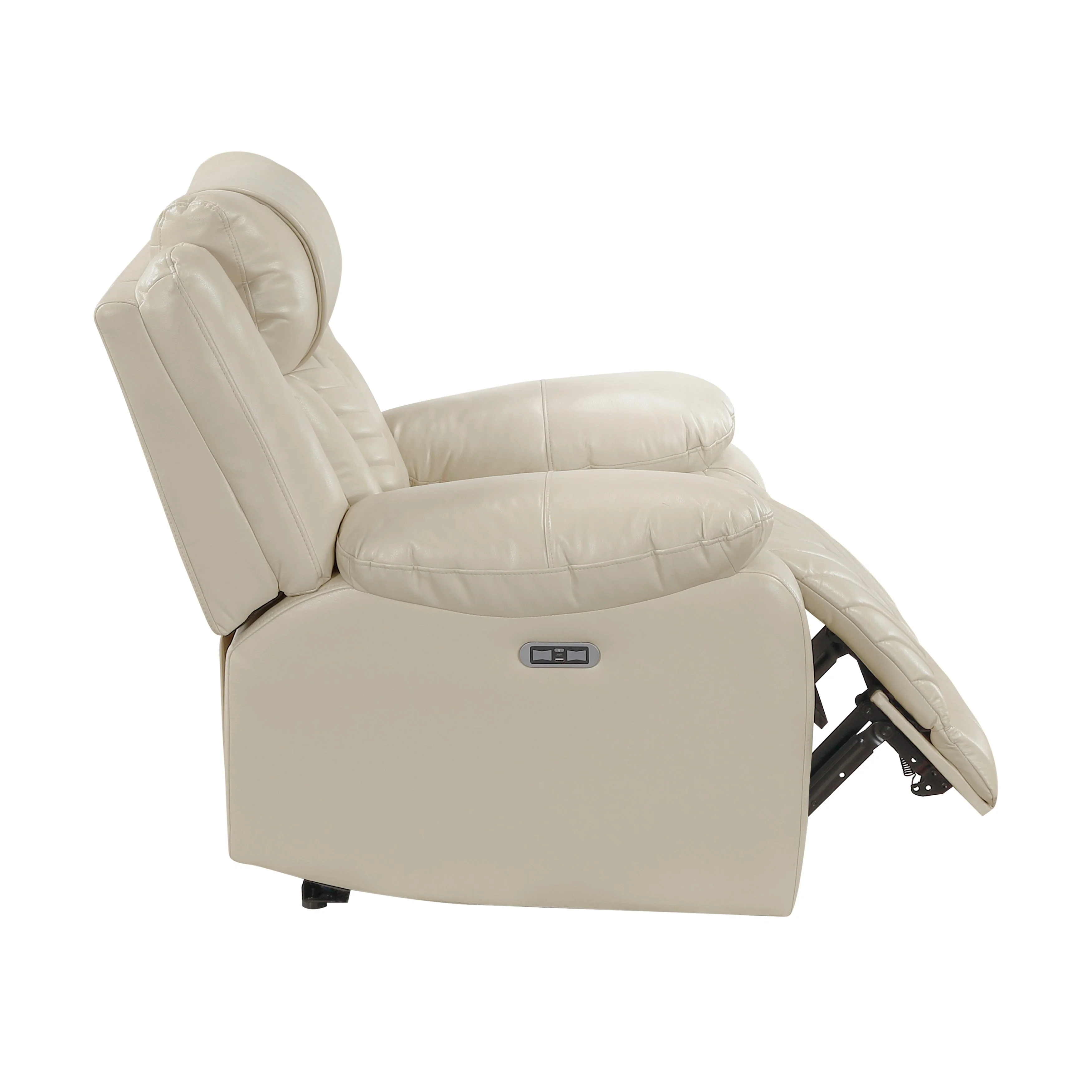 Huron Beige Power Reclining Chair - Image 10