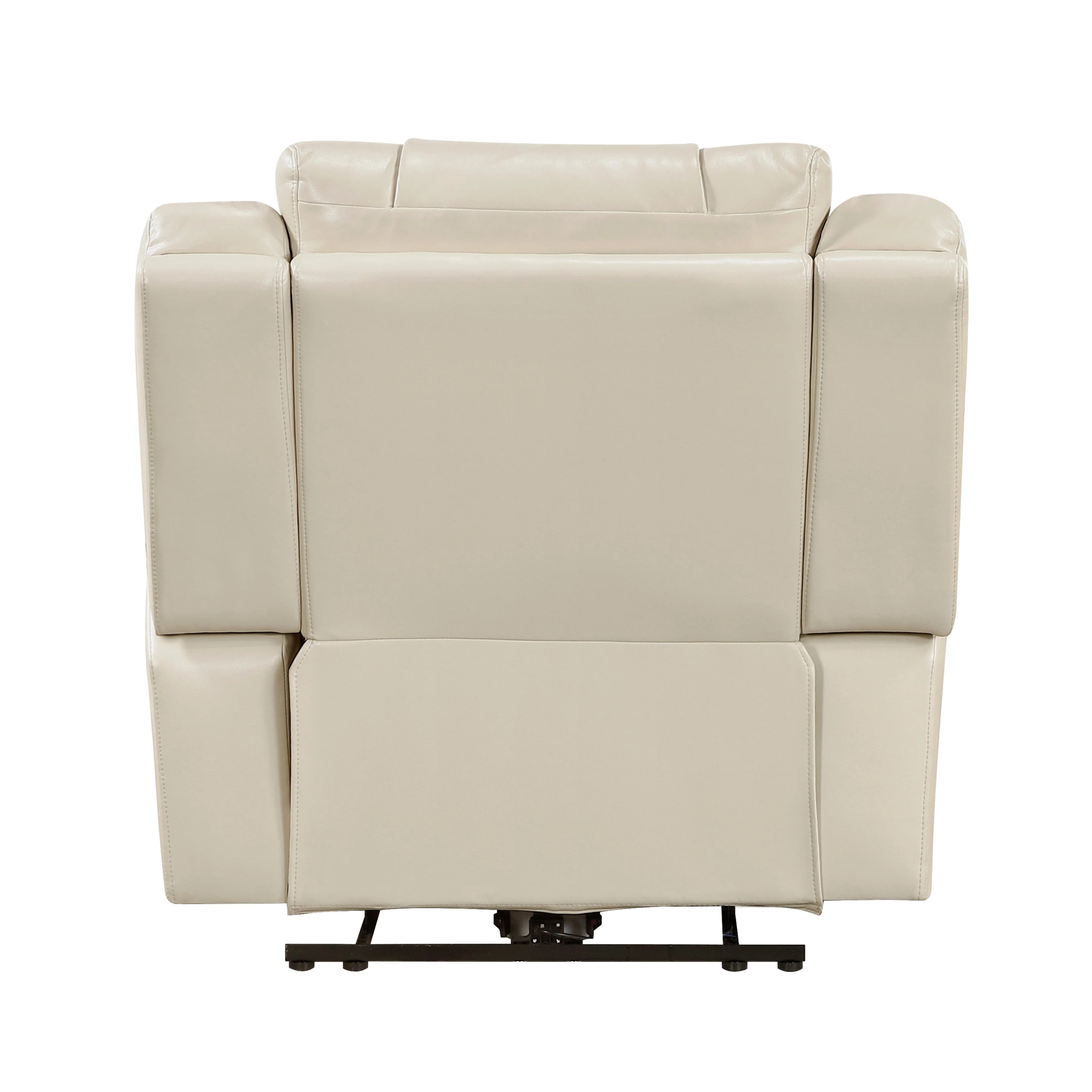 Huron Beige Power Reclining Chair - Image 7