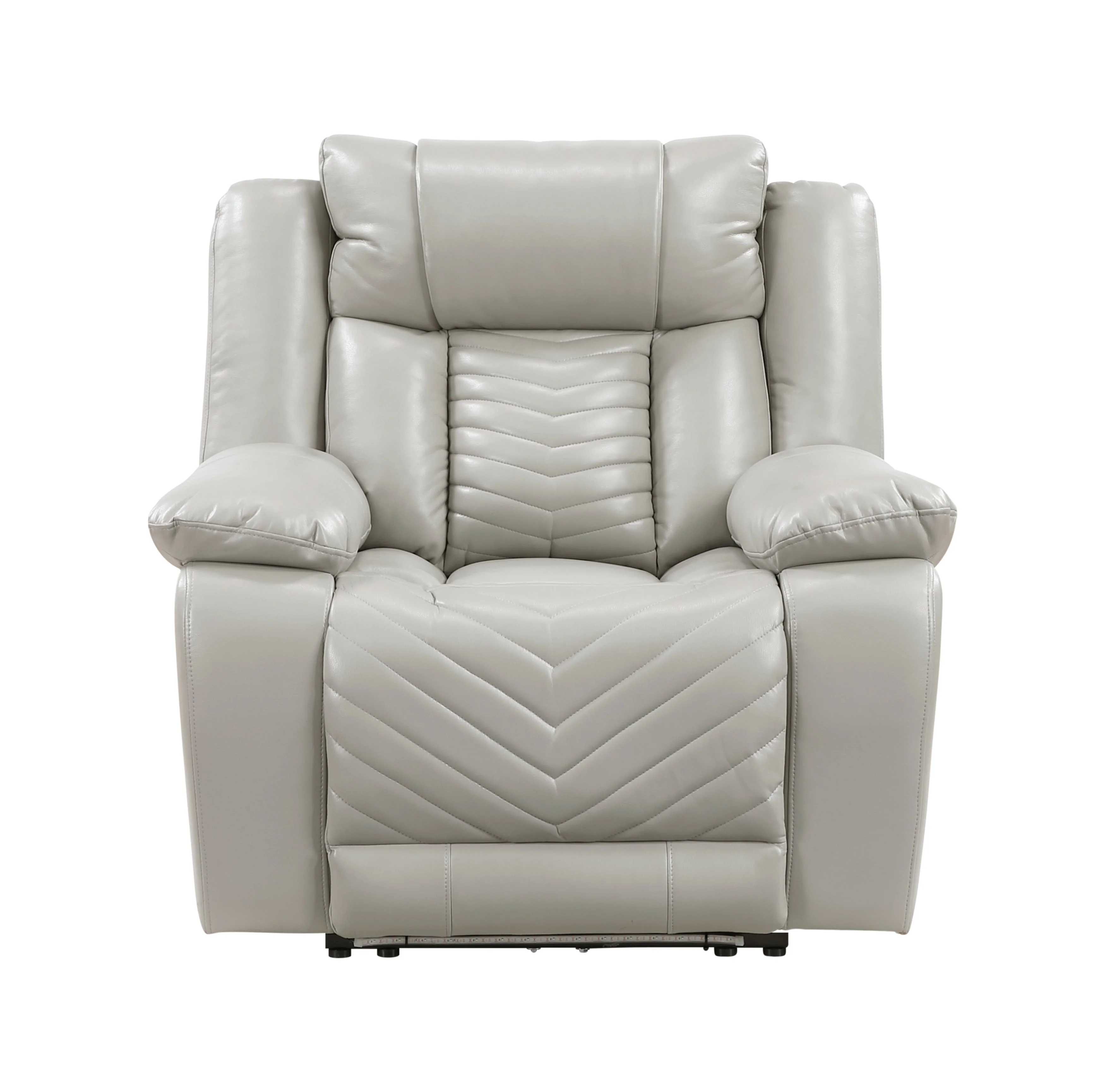 Huron Gray Power Reclining Chair