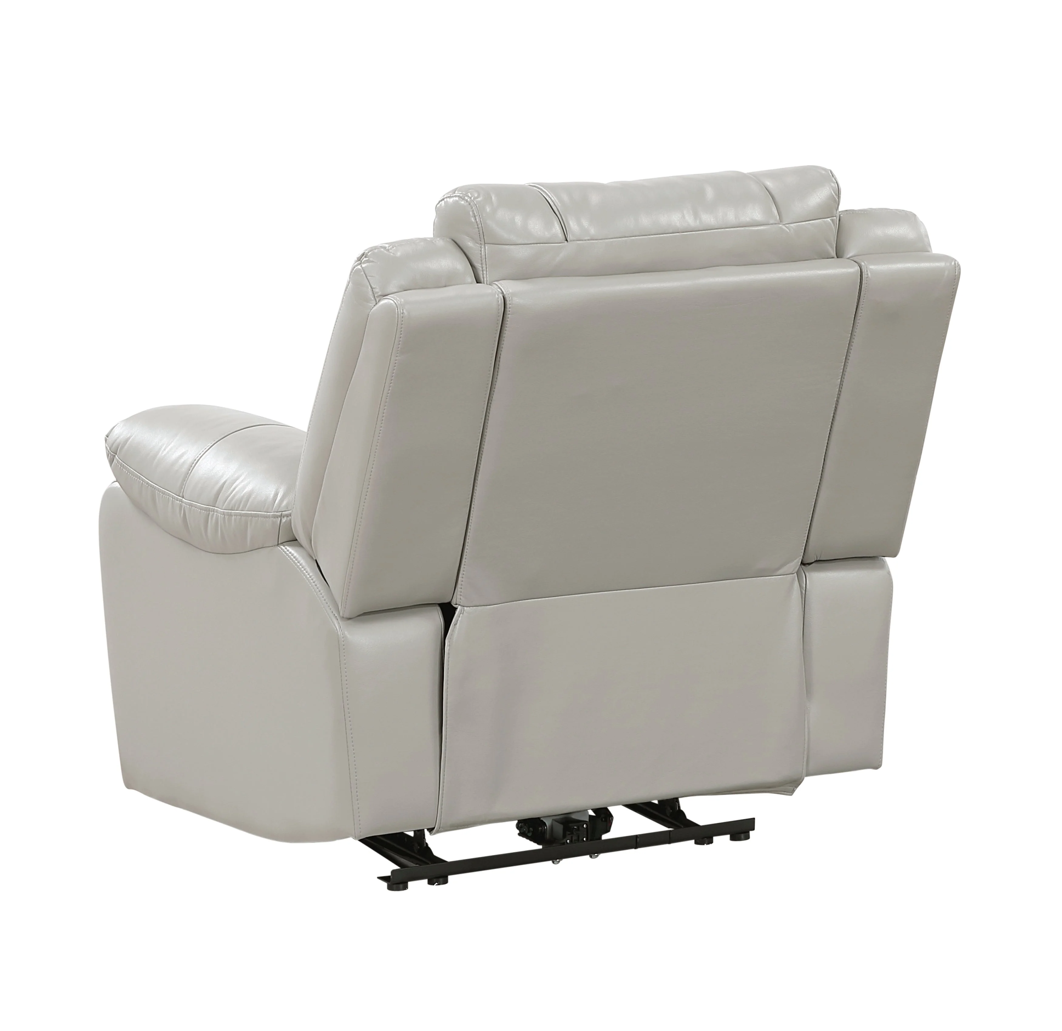 Huron Gray Power Reclining Chair - Image 7