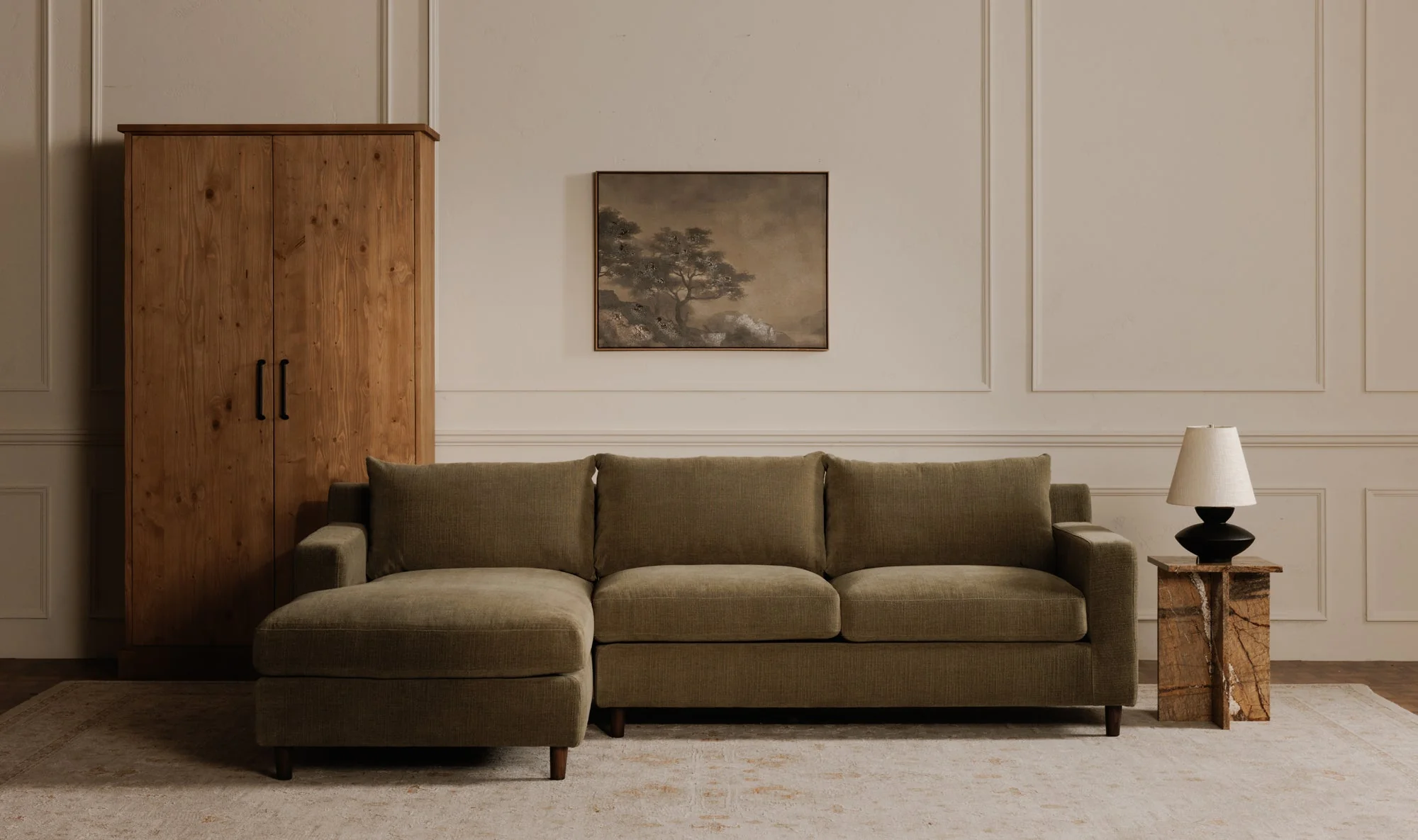 Hutton Sectional Olive - Image 4