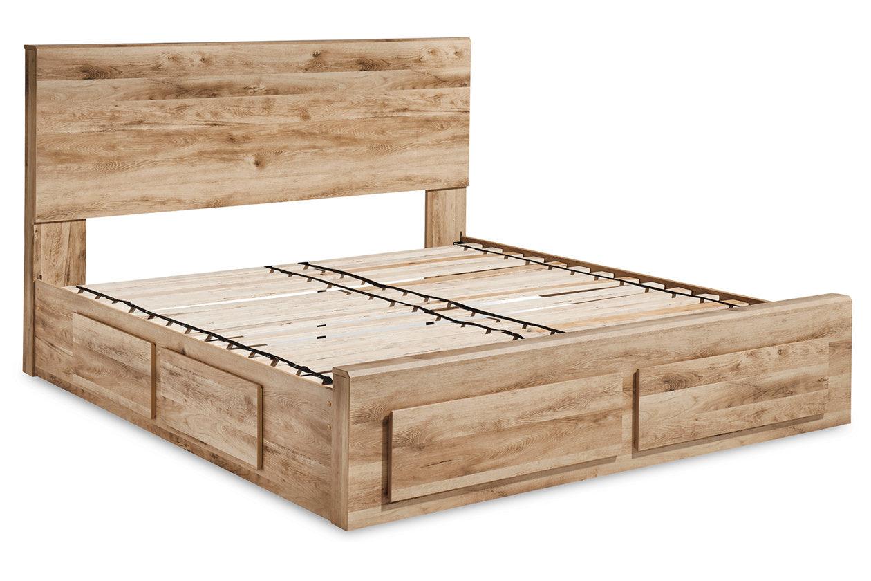 Hyanna Tan Brown Queen Platform Storage Bed with 1 Under Bed Storage Drawer - Image 2