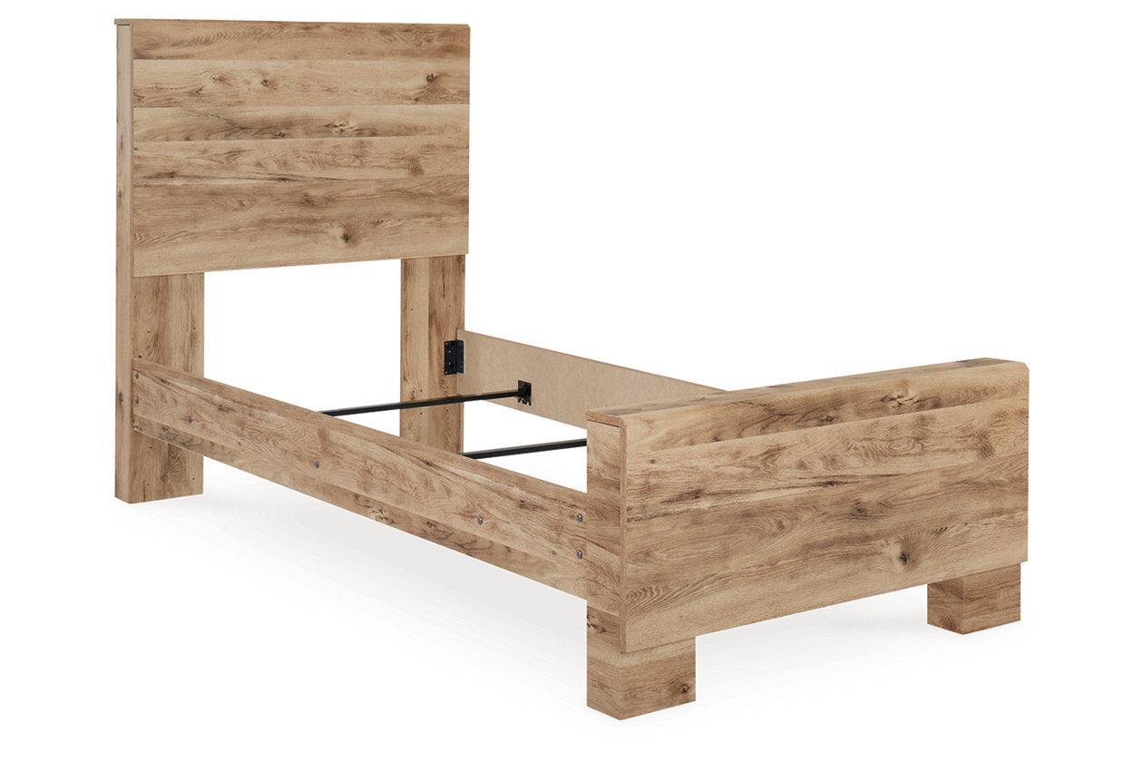 Hyanna Tan Brown Twin Panel Bed - Image 2