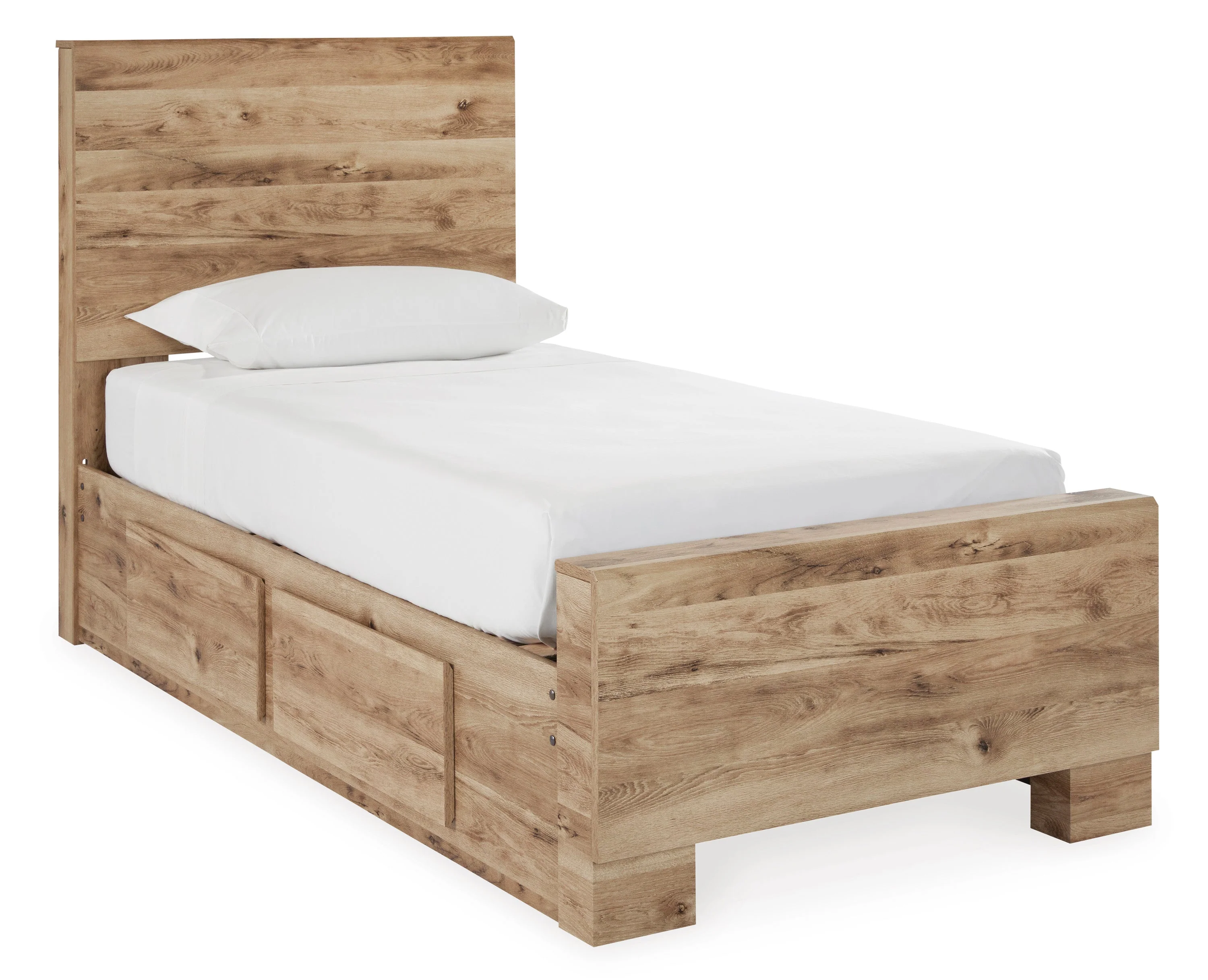 Hyanna Tan Brown Youth One Side Storage Panel Bedroom Set - Image 4