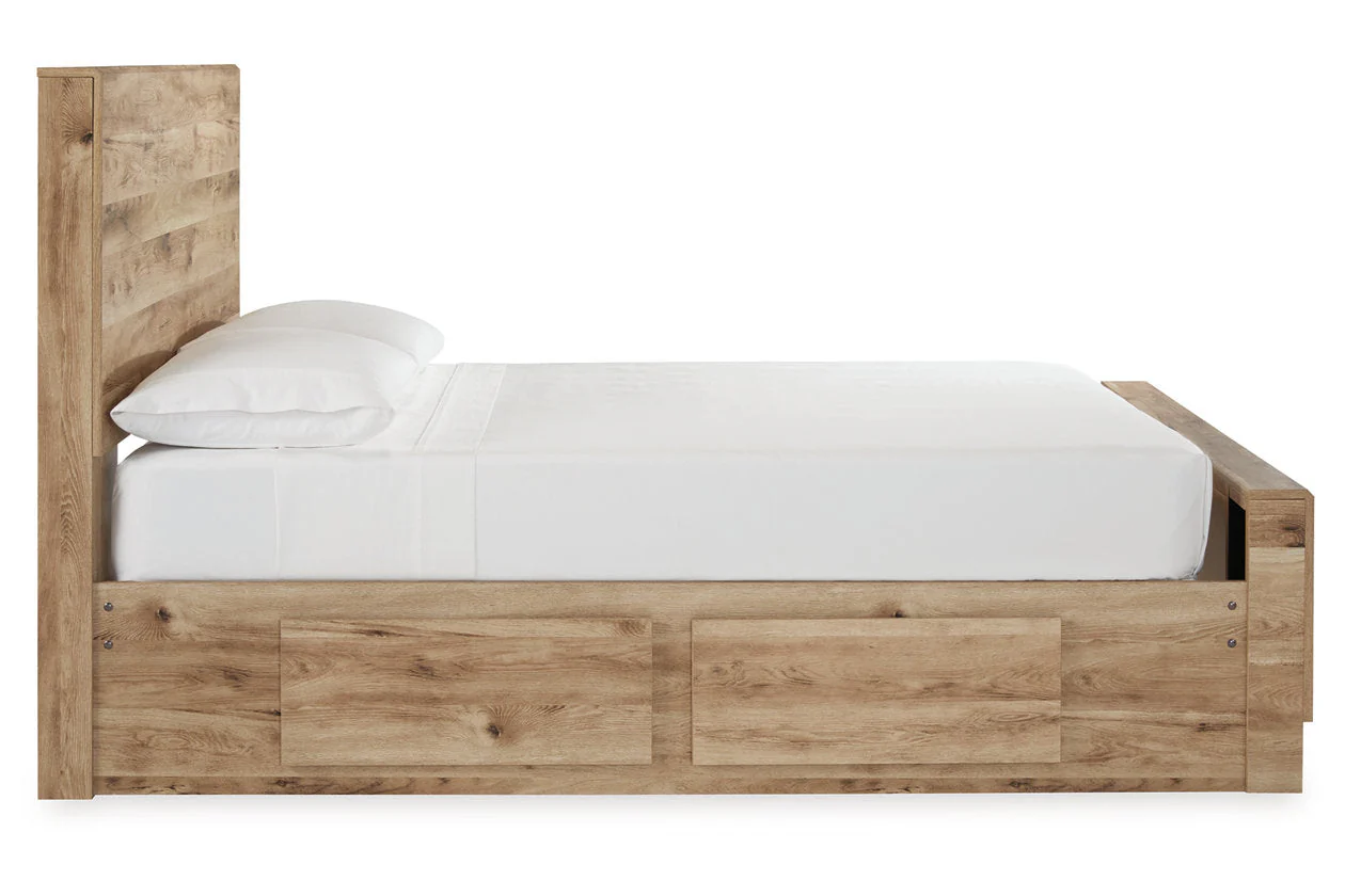 Hyanna Tan Brown Youth Storage Platform Bedroom Set with 4 Drawers - Image 10