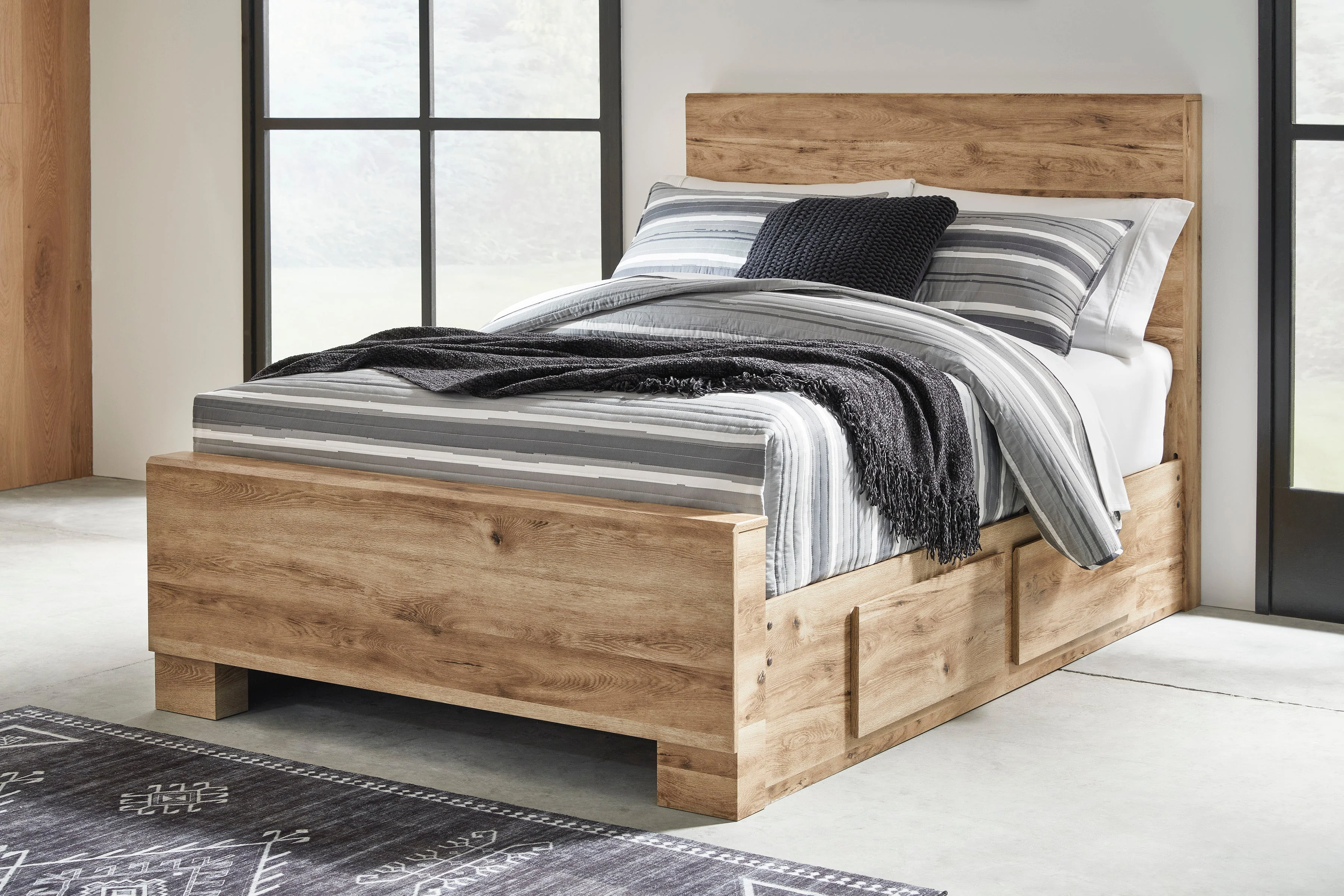 Hyanna Tan Brown Youth Two Side Storage Panel Bedroom Set - Image 6