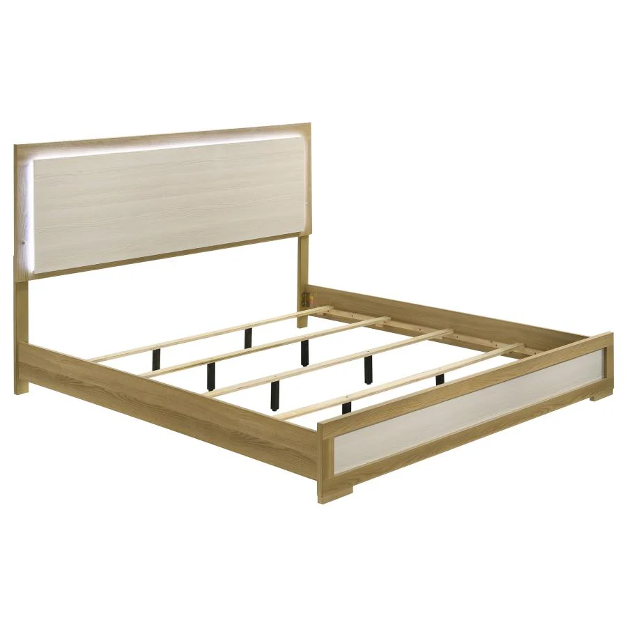 Hyland Natural 5-Piece Eastern King Bedroom Set - Image 3