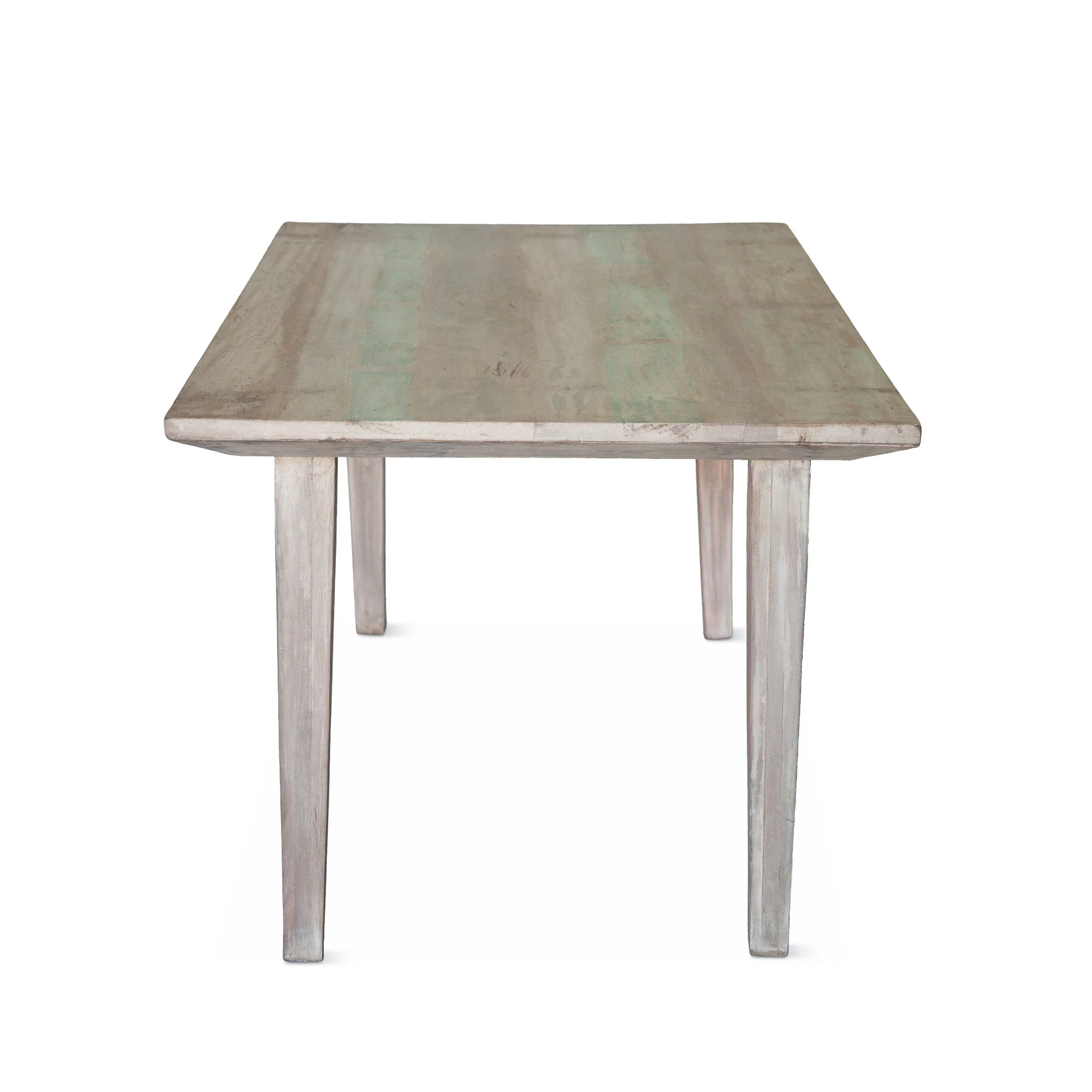 Ibizia 66" Dining Table in Vintage Teal Reclaimed Wood - Image 5