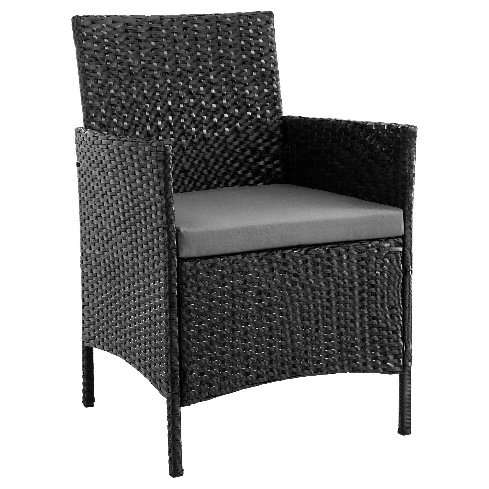 Imperia Patio 2-Person Seating Group with End Table with Grey Cushions - Image 6