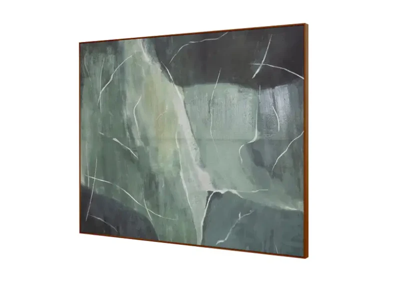Impression Framed Painting Verdant Palette - Image 2