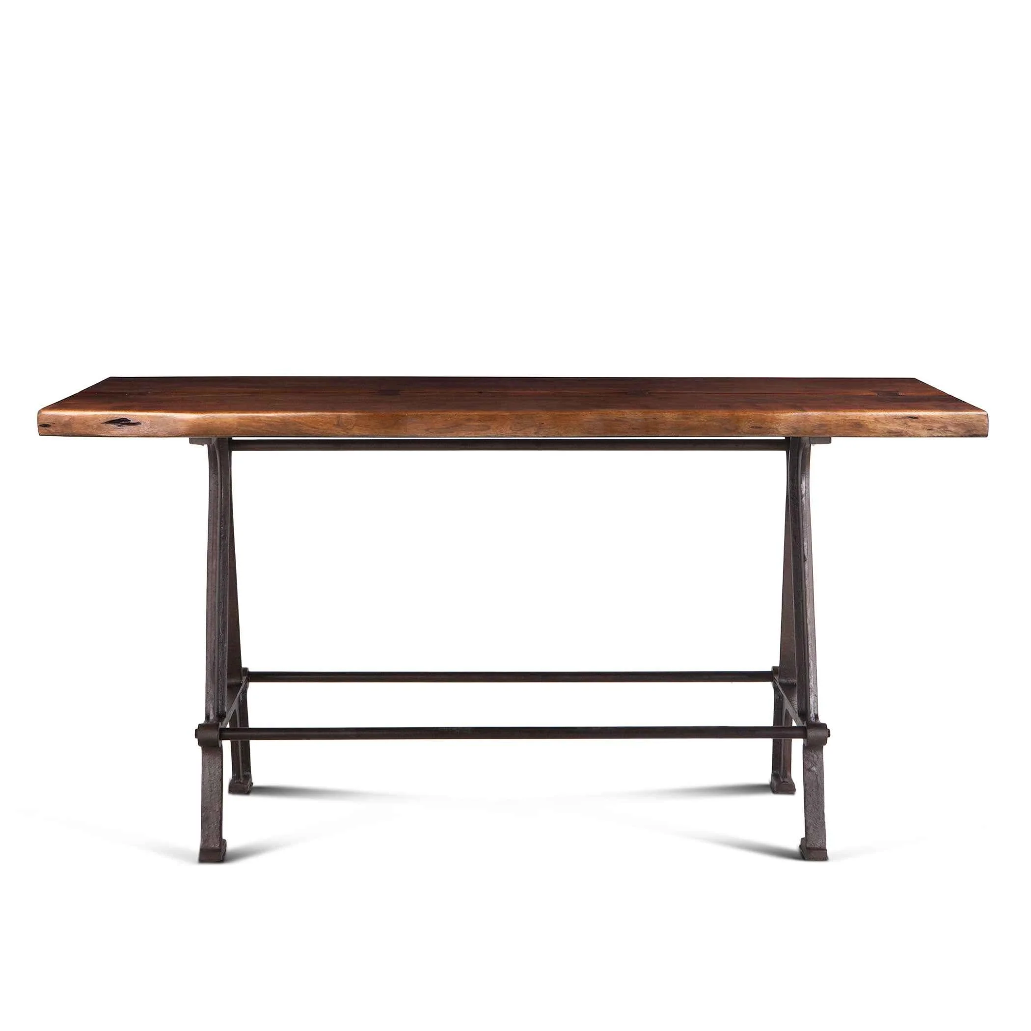 Industrial Loft 72" Gathering Table in Walnut - Image 4