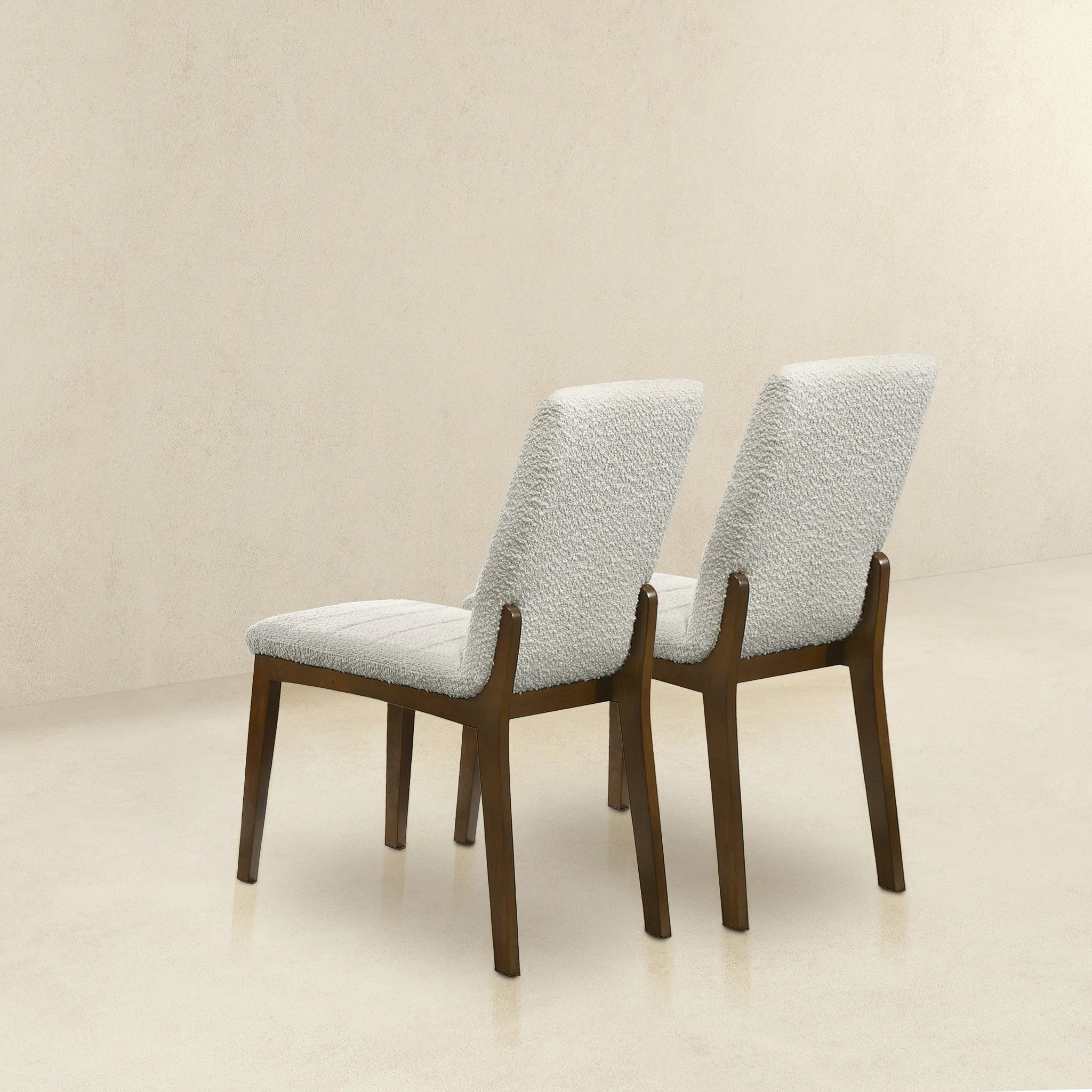 Ines White Boucle Dining Chair (Set Of 2) - Image 4