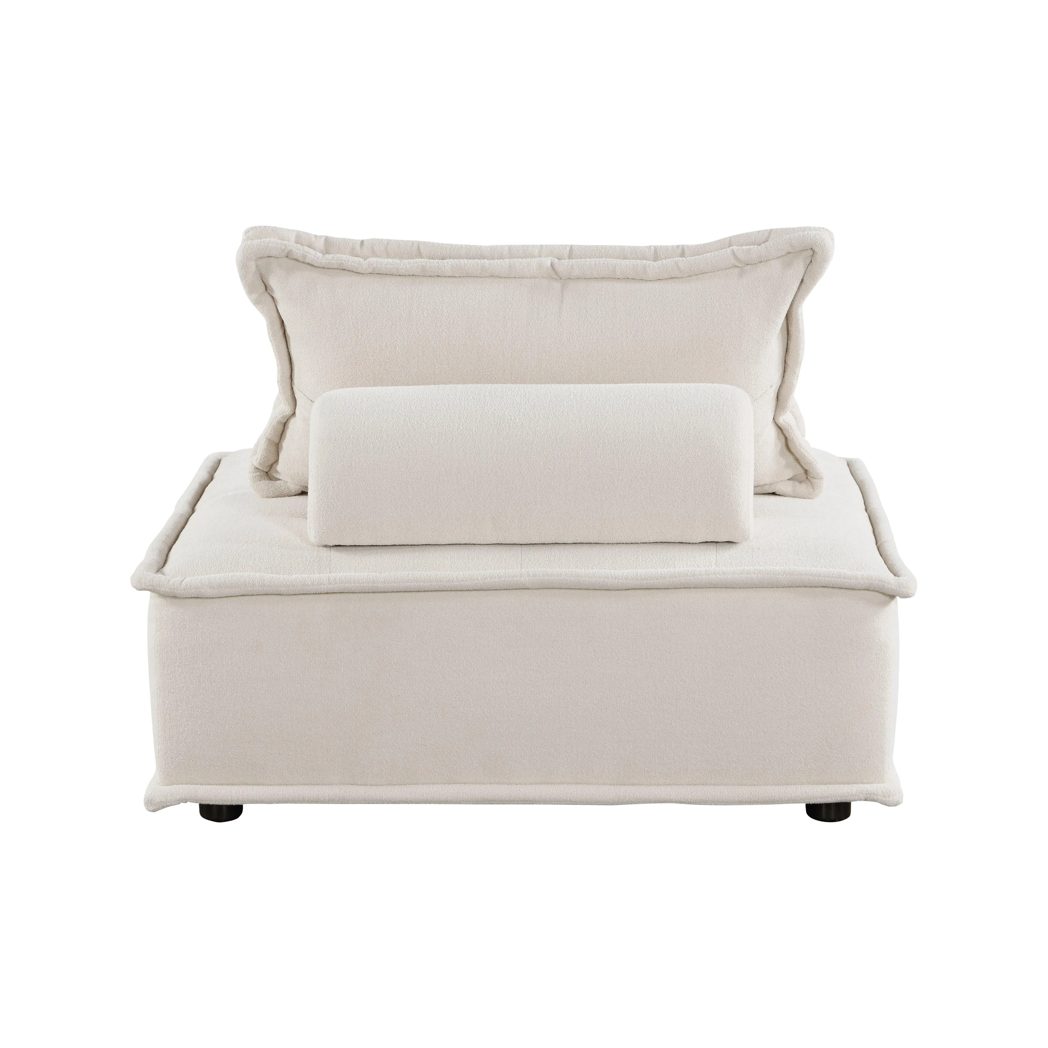 Inman Beige Boucle 7-Piece Modular Sectional - Image 7