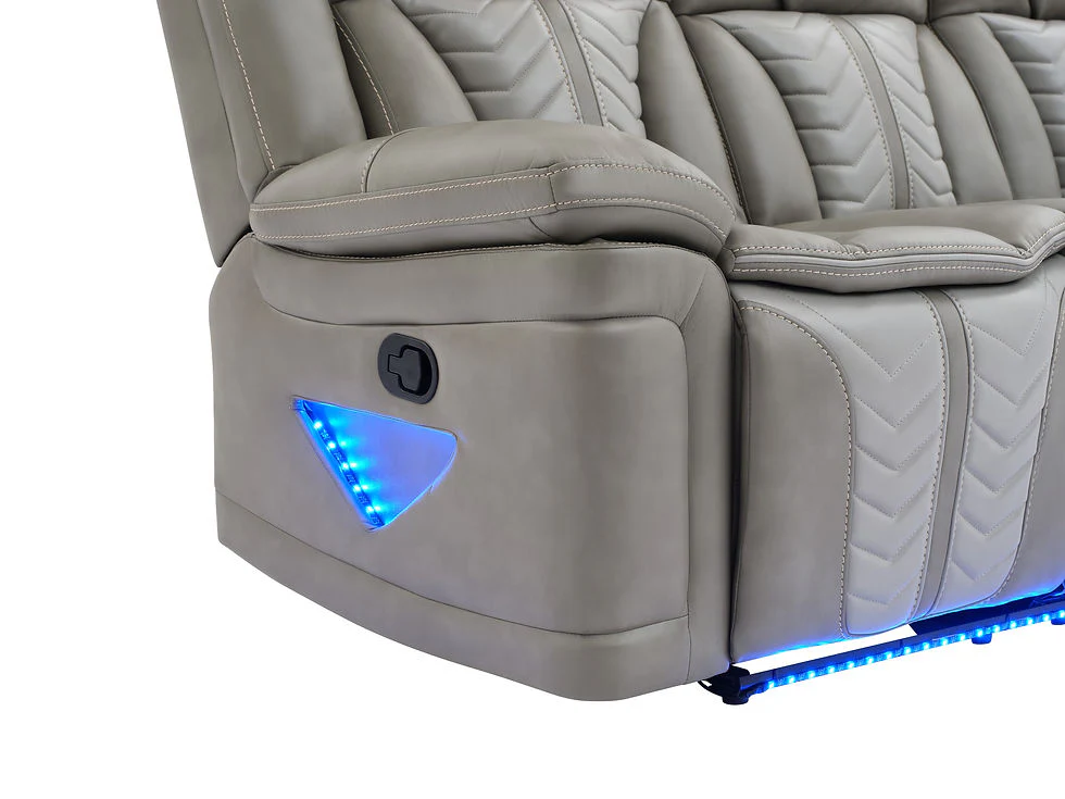 Innova Grey Reclining Living Room Set - Image 8