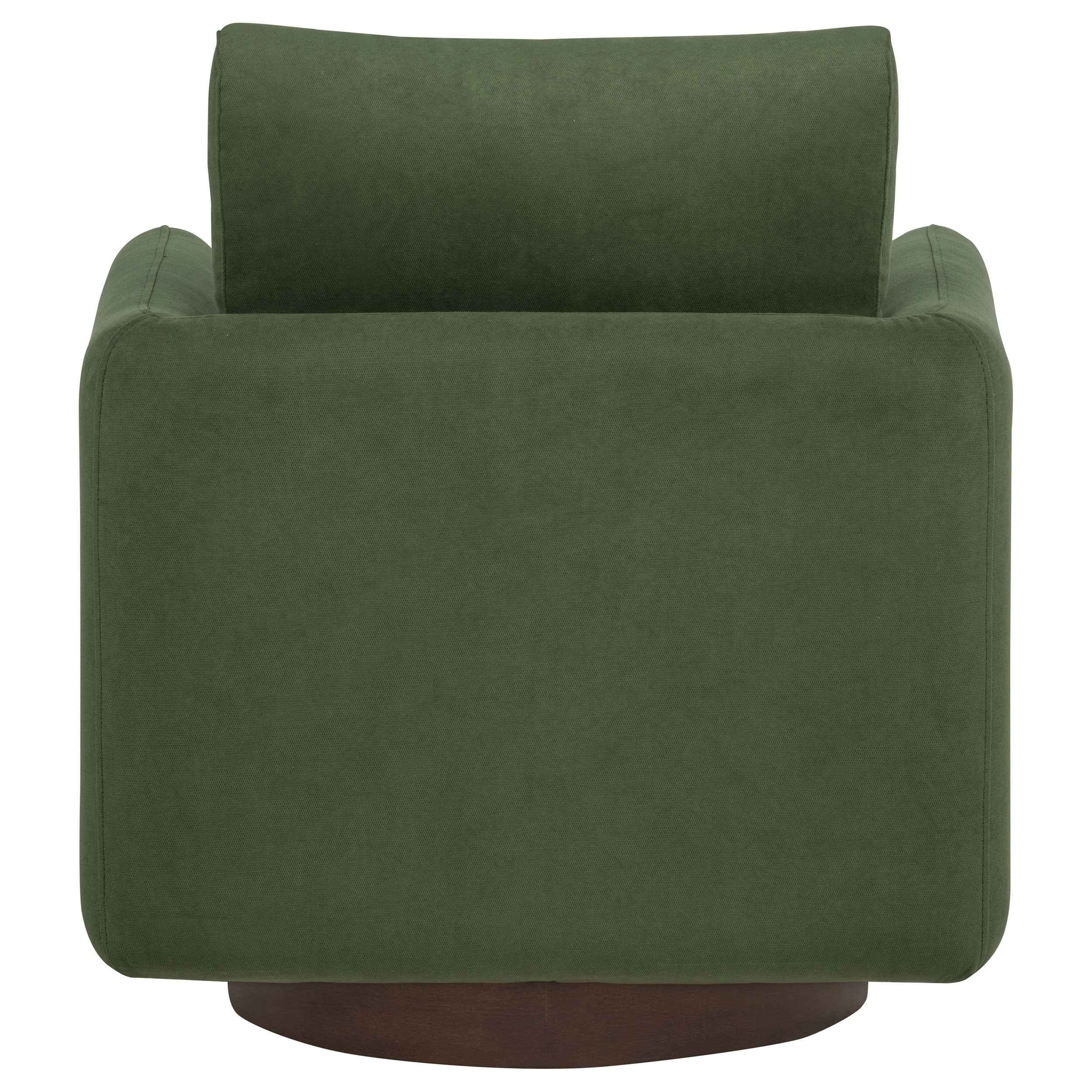 Iris Matcha Fabric Upholstered Swivel Accent Chair - Image 7