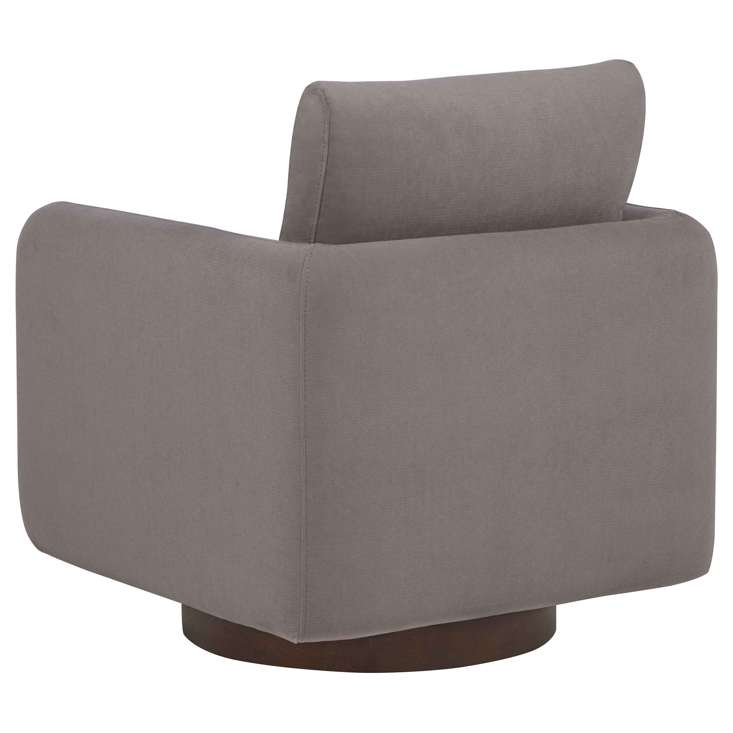 Iris Stone Fabric Upholstered Swivel Accent Chair - Image 6