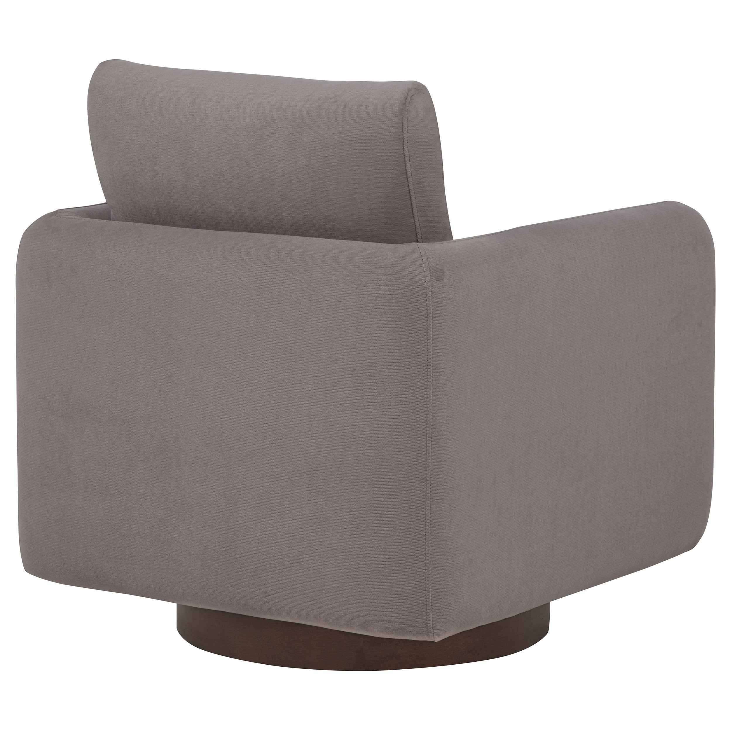 Iris Stone Fabric Upholstered Swivel Accent Chair - Image 8