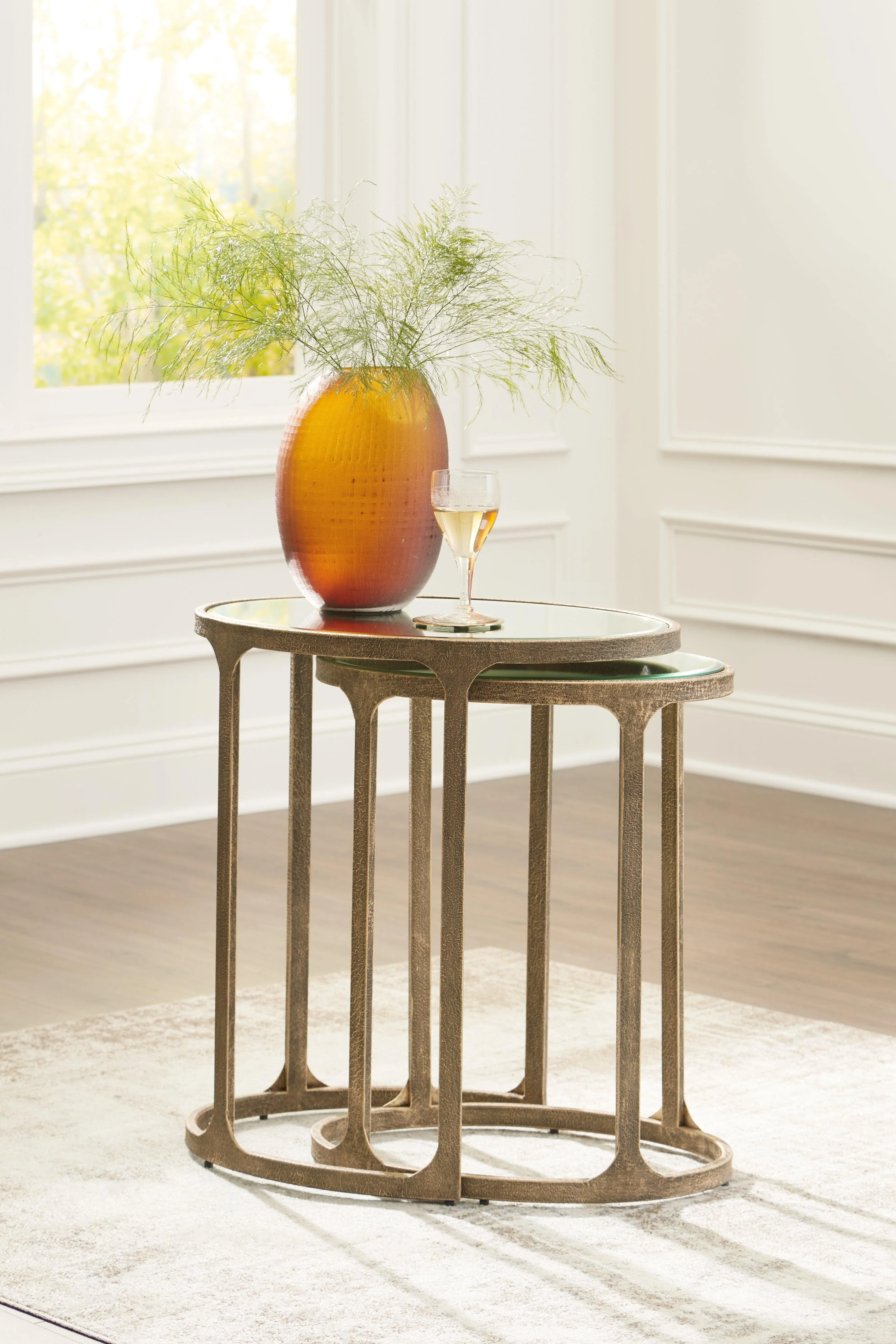 Irmaleigh Antique Black Accent Table - Image 2