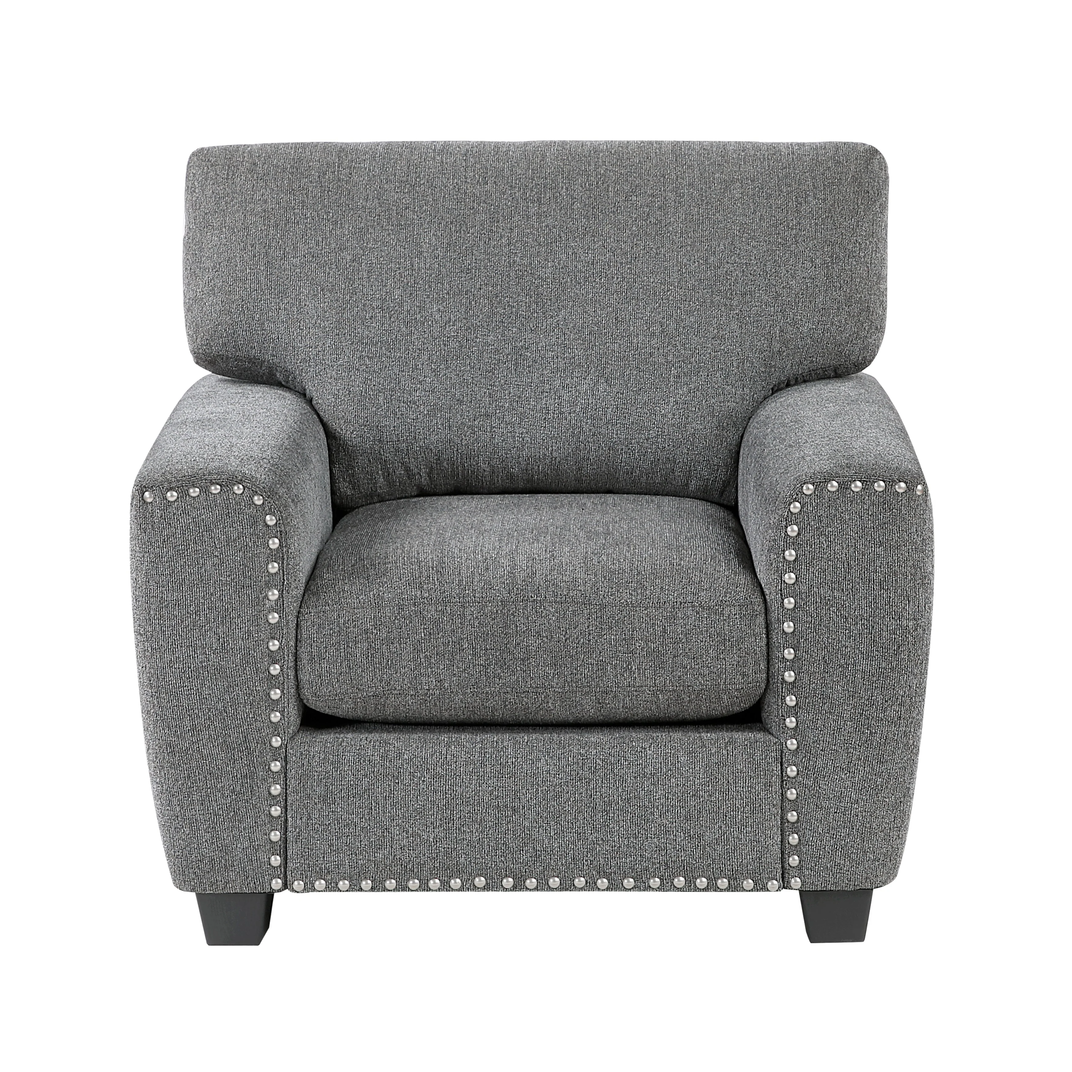 Isabel Dark Gray Living Room Set - Image 10