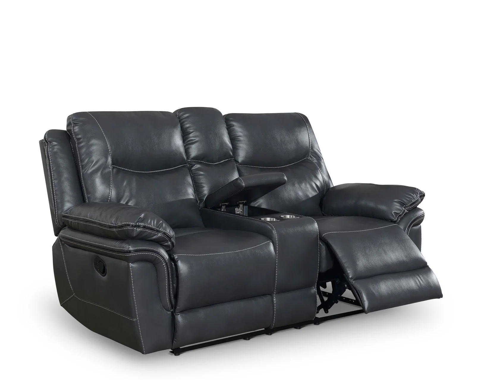 Isabella Grey 3-Piece Manual Reclining Set - Image 3