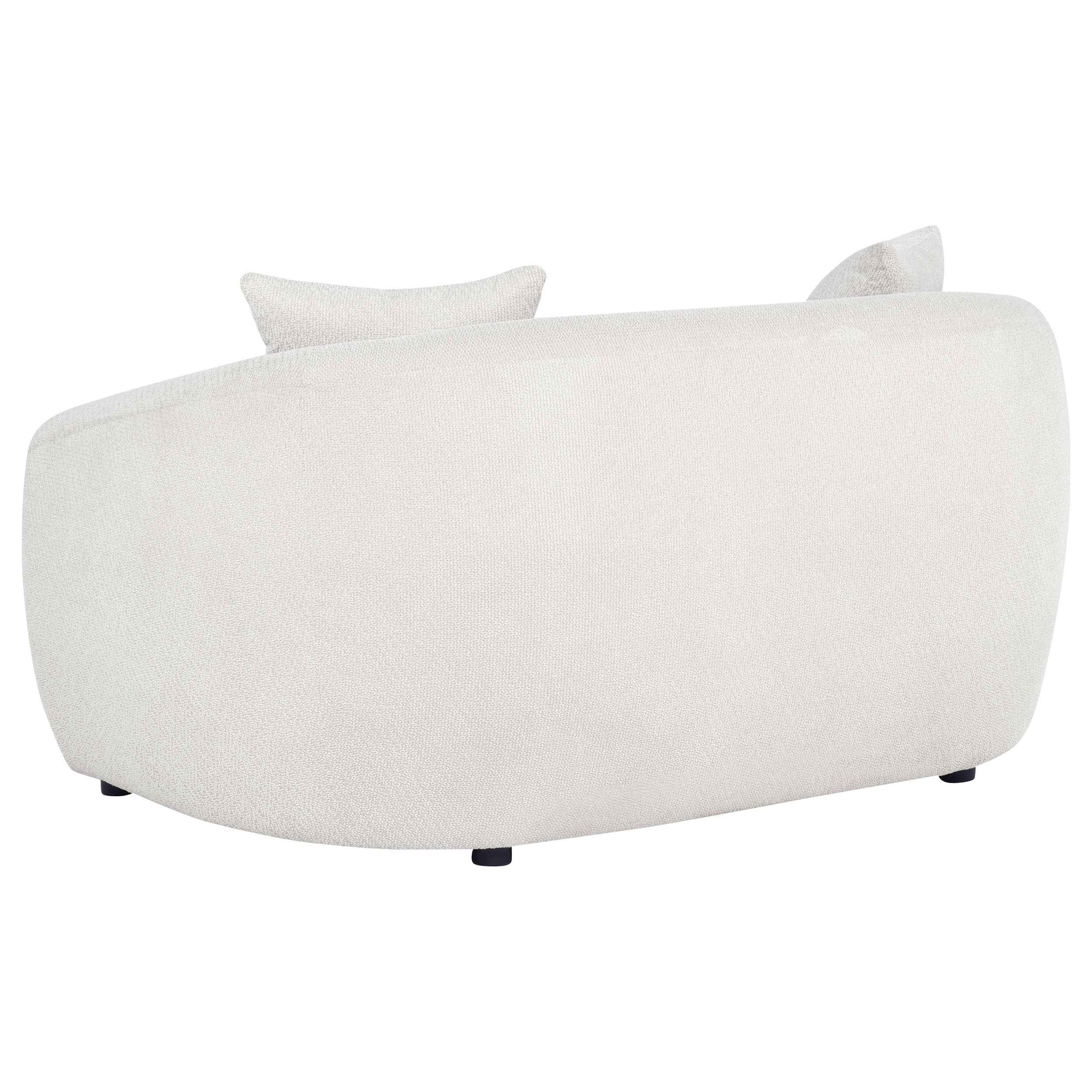Isabella Sand 2-piece Fabric Upholstered Sofa Set - Image 5