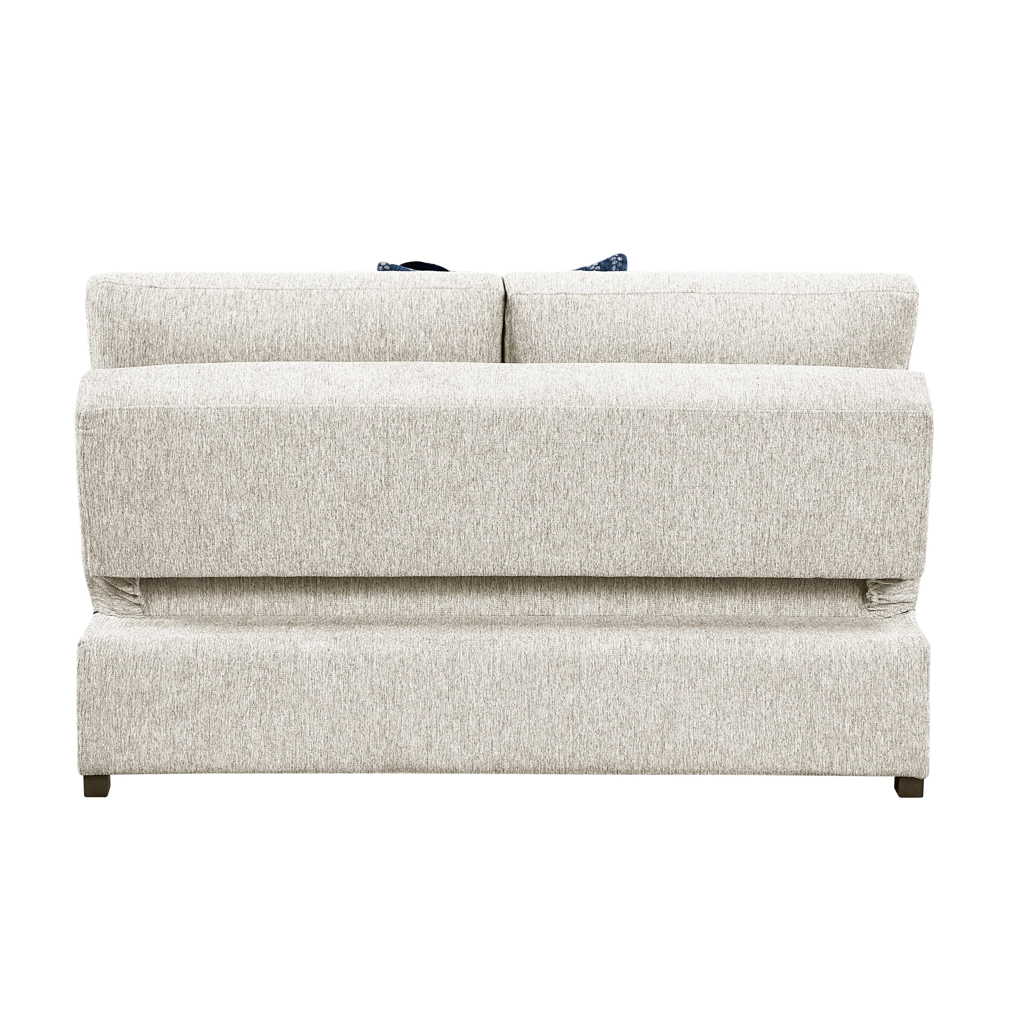 Isla Beige Loveseat with Pull-out Bed and Click Motion Back - Image 12