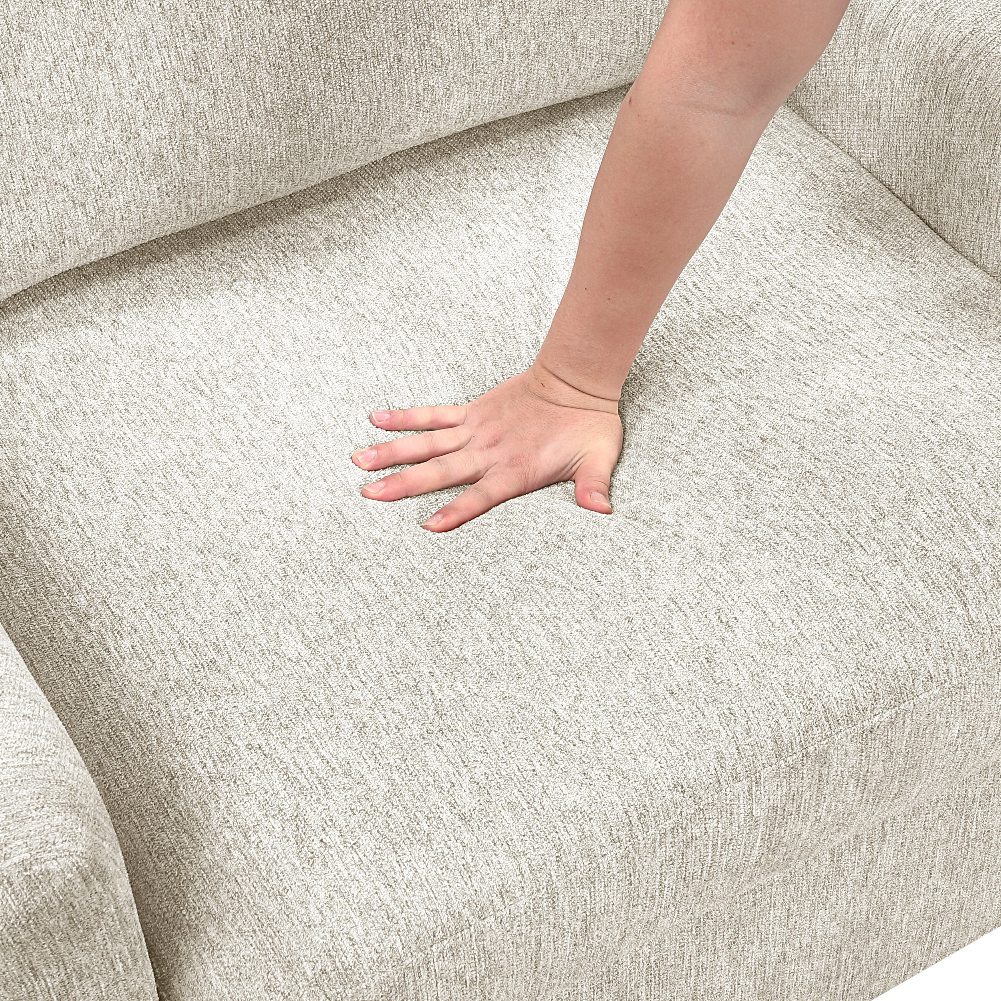 Isla Beige Loveseat with Pull-out Bed and Click Motion Back - Image 21