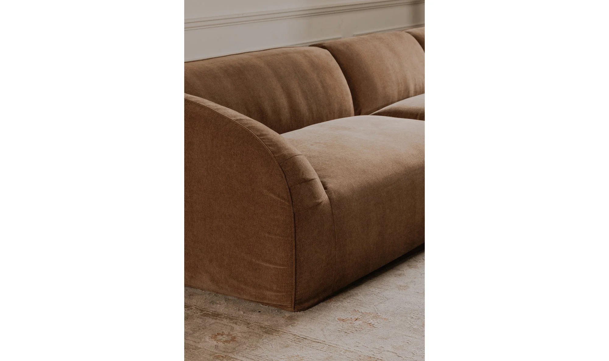 Isla Left Arm Facing Chair Mocha - Image 3