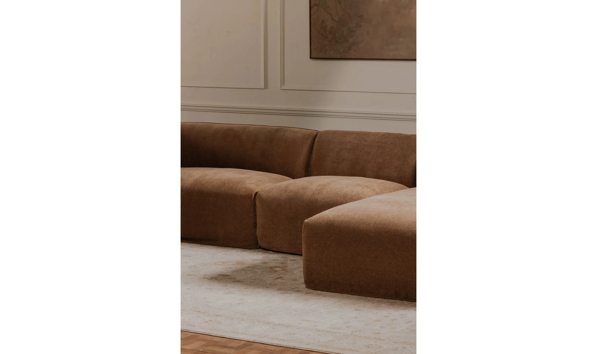 Isla Left Arm Facing Chair Mocha - Image 4