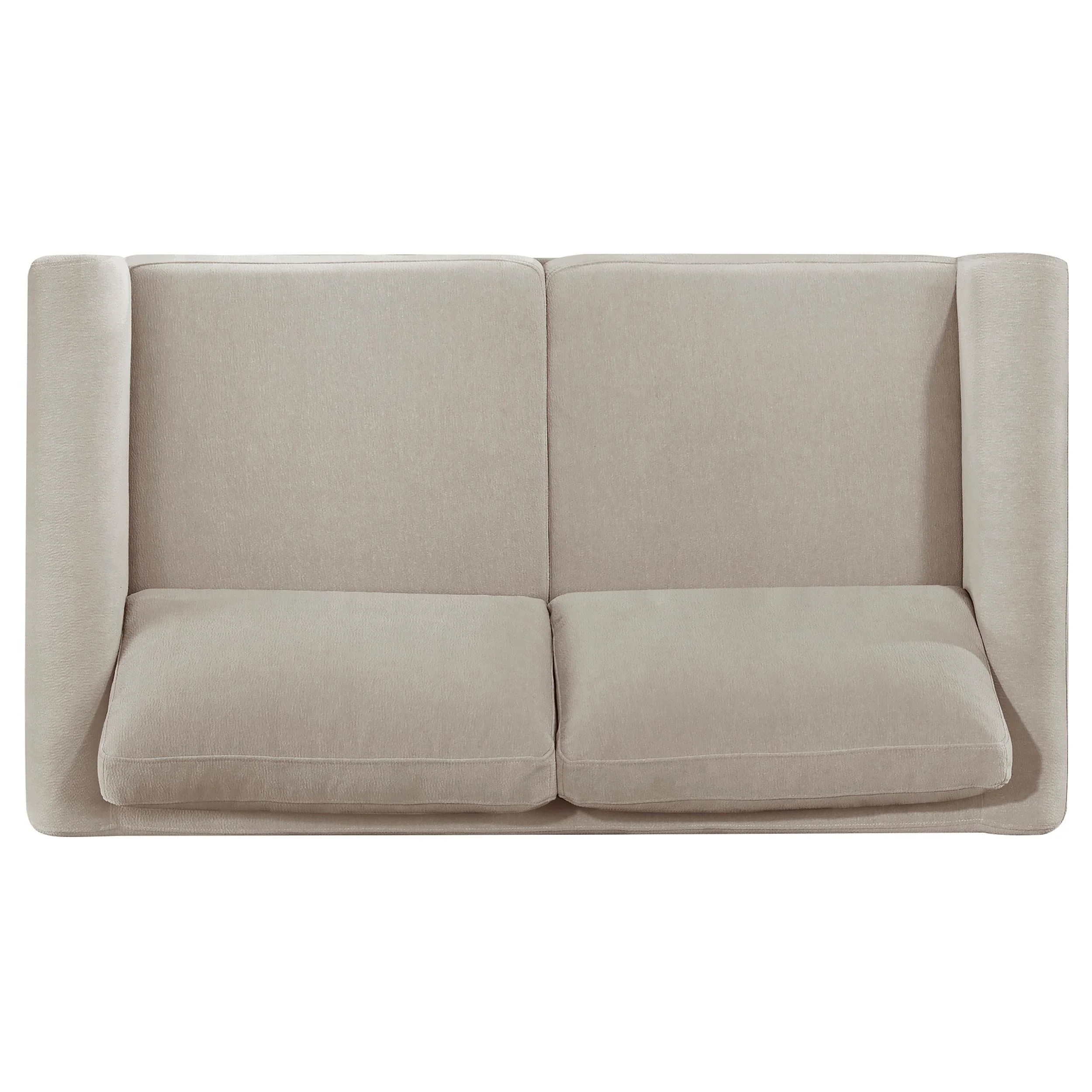 Islington Taupe 2-Piece Upholstered Panel Arm Living Room Set - Image 9