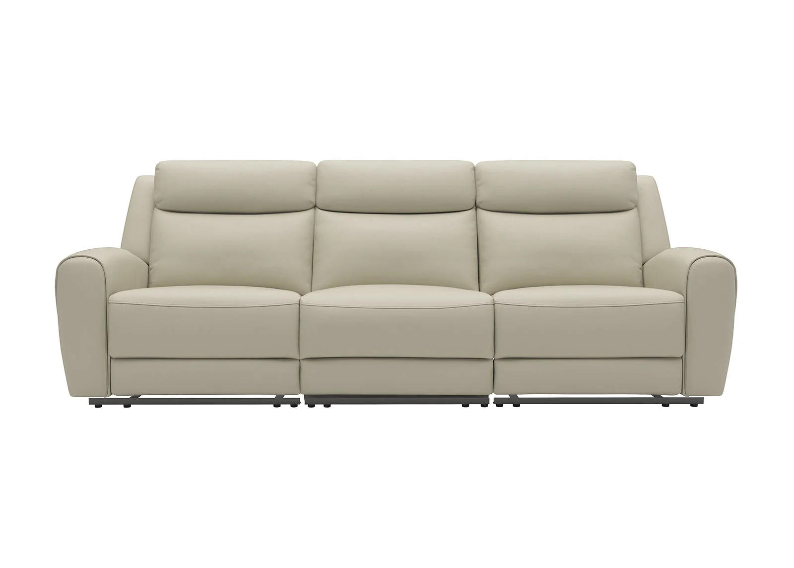 Jacobus Beige Leather Sofa & Loveseat - Image 3