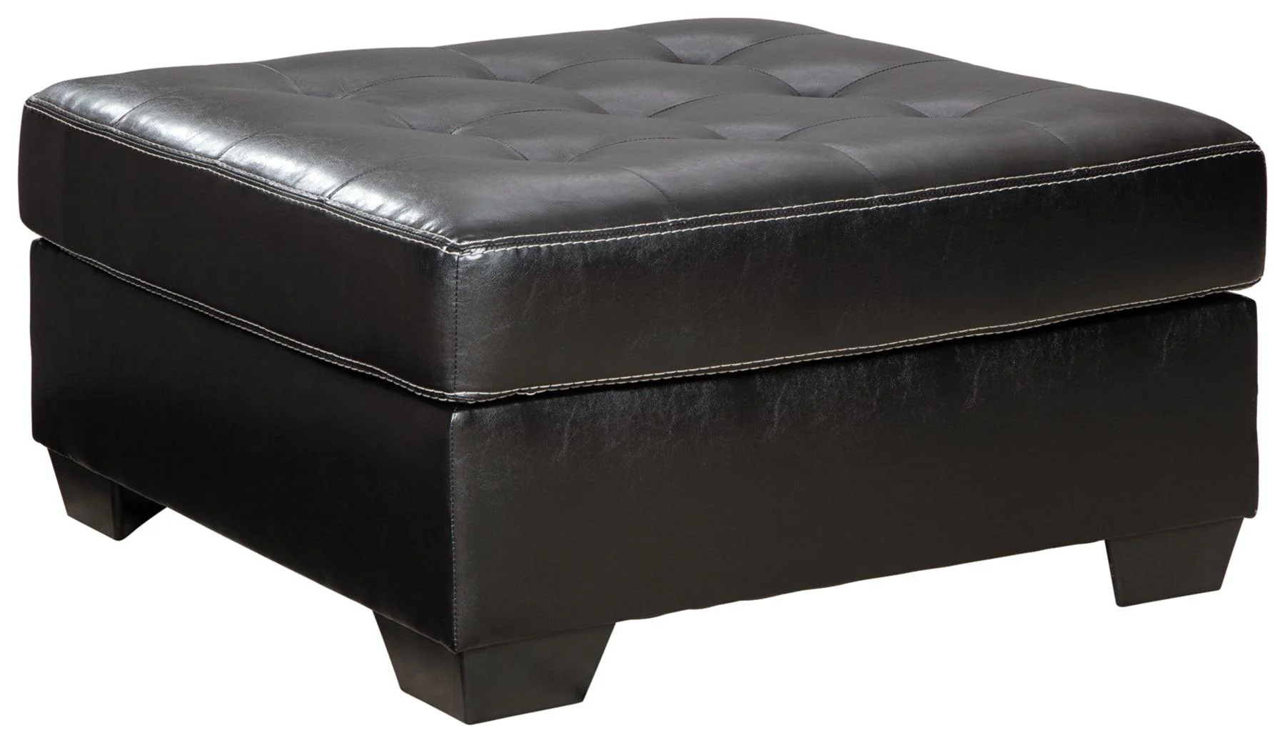 Jacurso Charcoal Oversized Ottoman