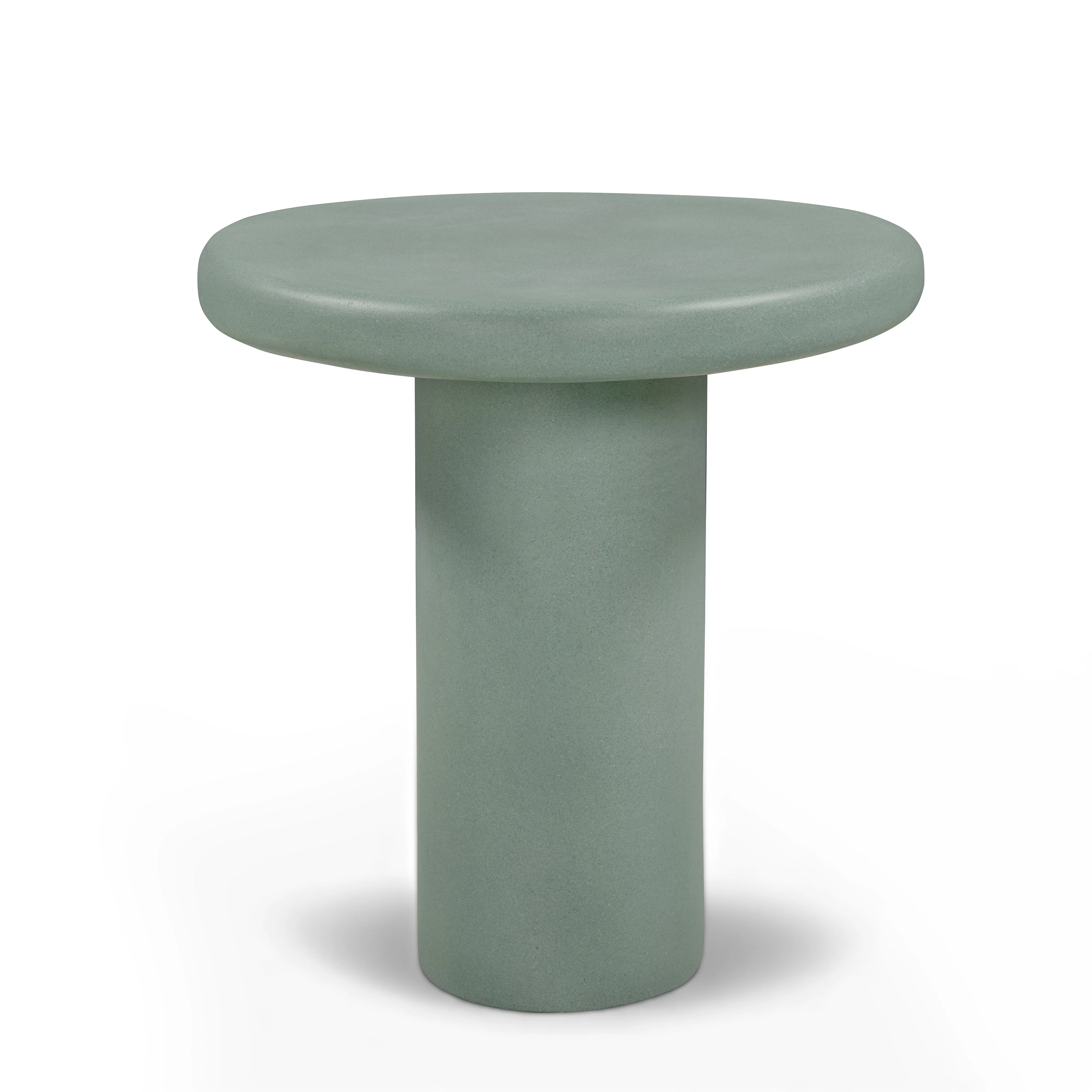 Jade Concrete Indoor/Outdoor Side Table - Image 3