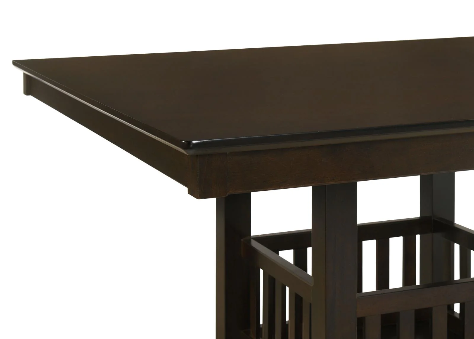 Jaden Cappuccino Transitional Counter Height Dining Set - Image 9