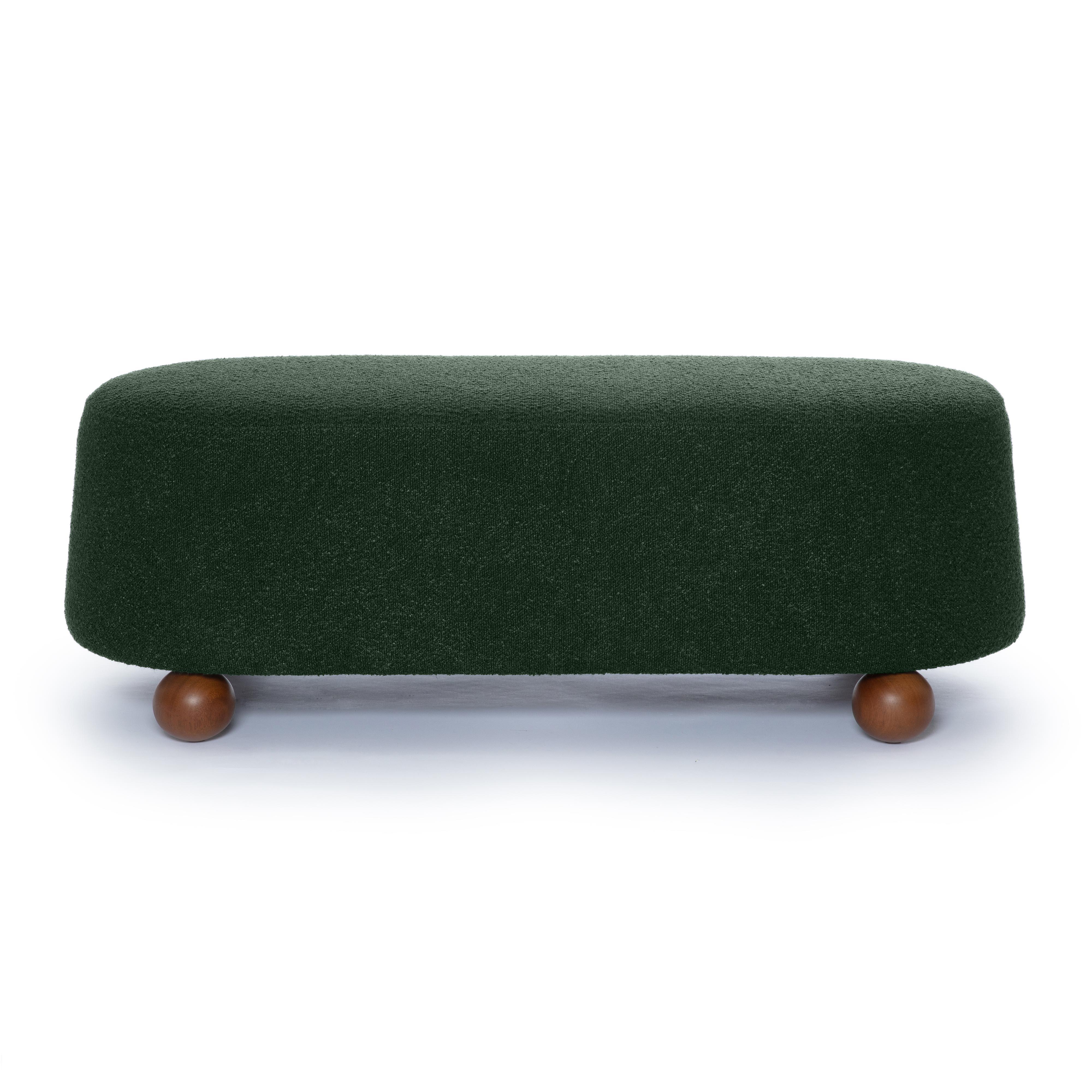 Jaine Boucle Large Ottoman - Image 10