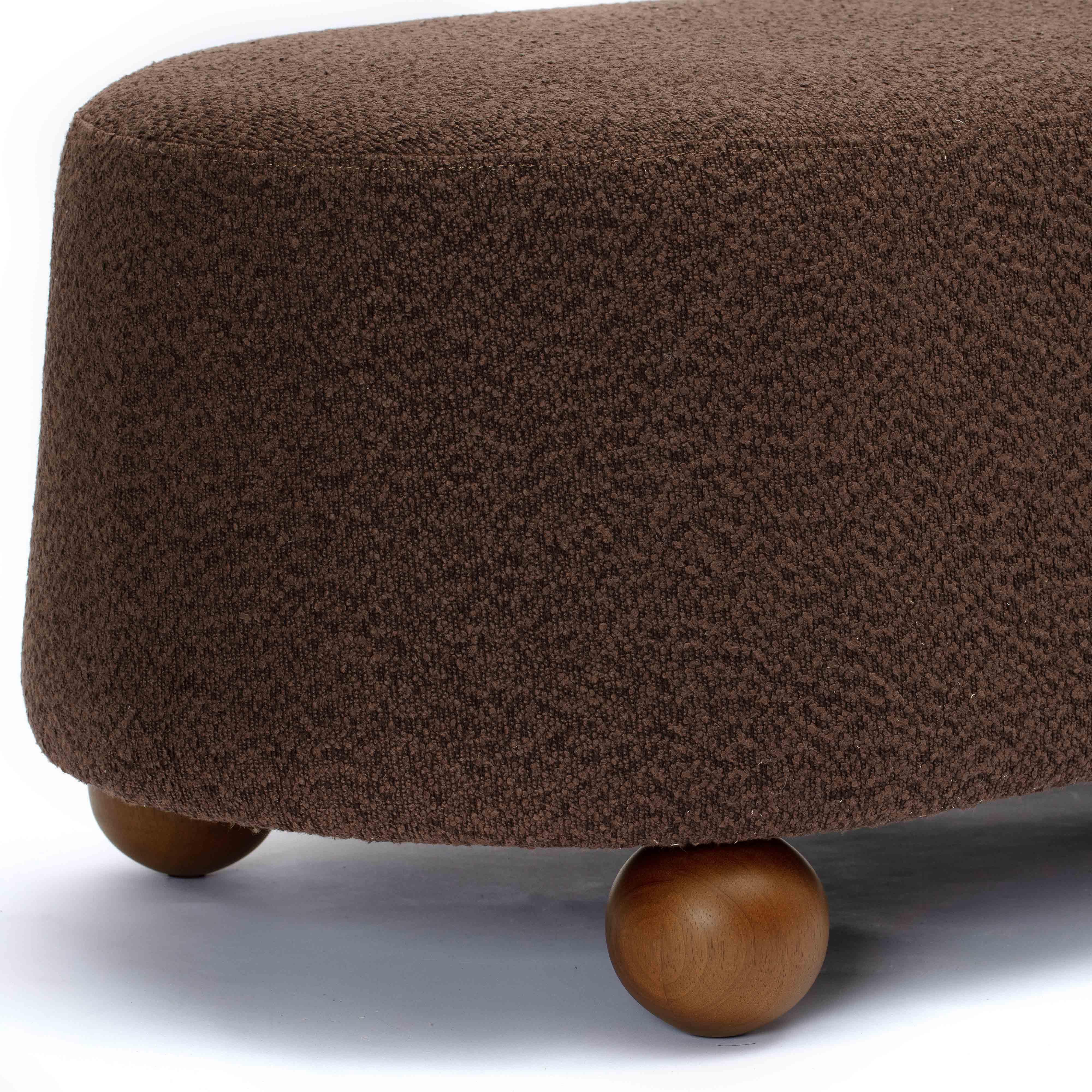 Jaine Boucle Large Ottoman - Image 19