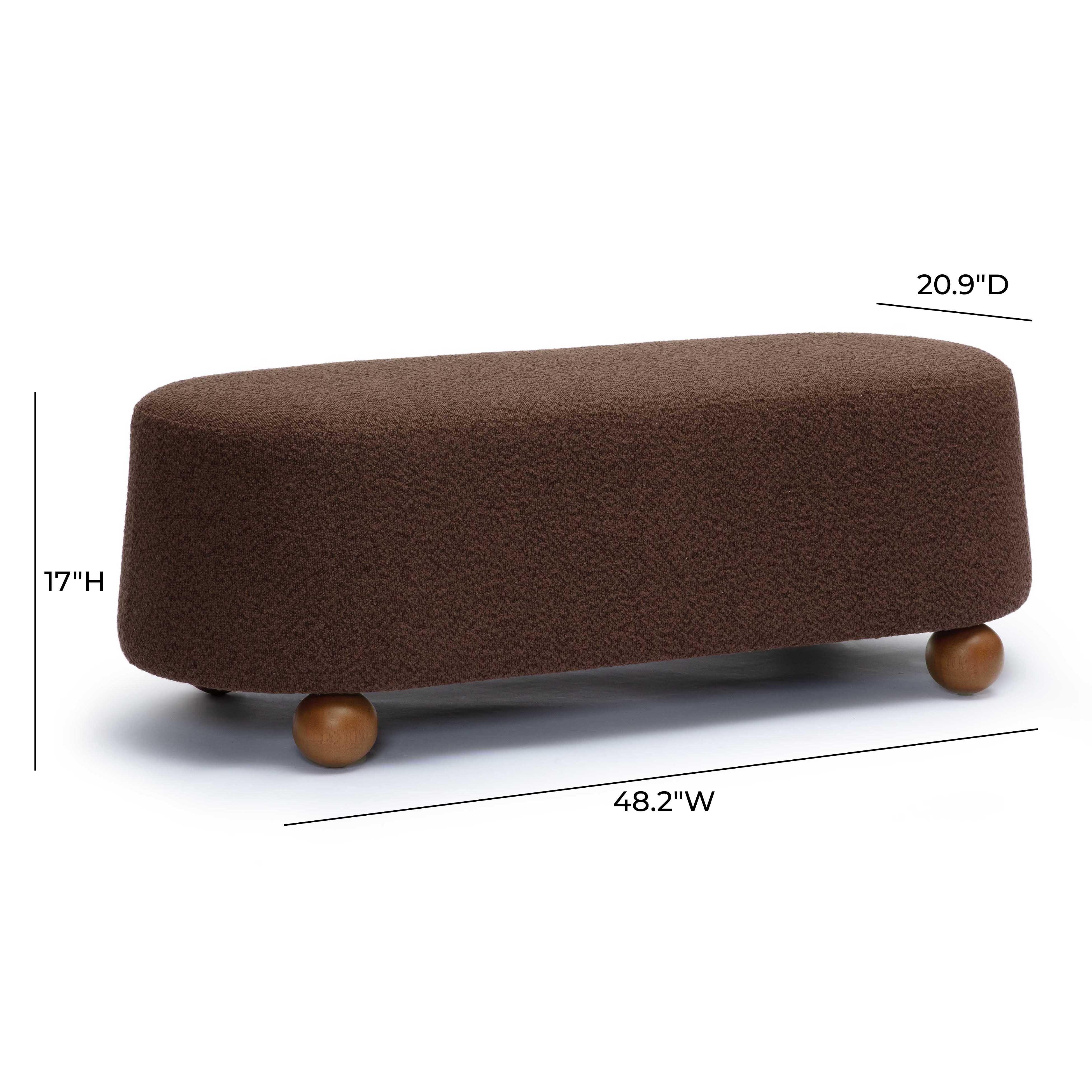 Jaine Boucle Large Ottoman - Image 20