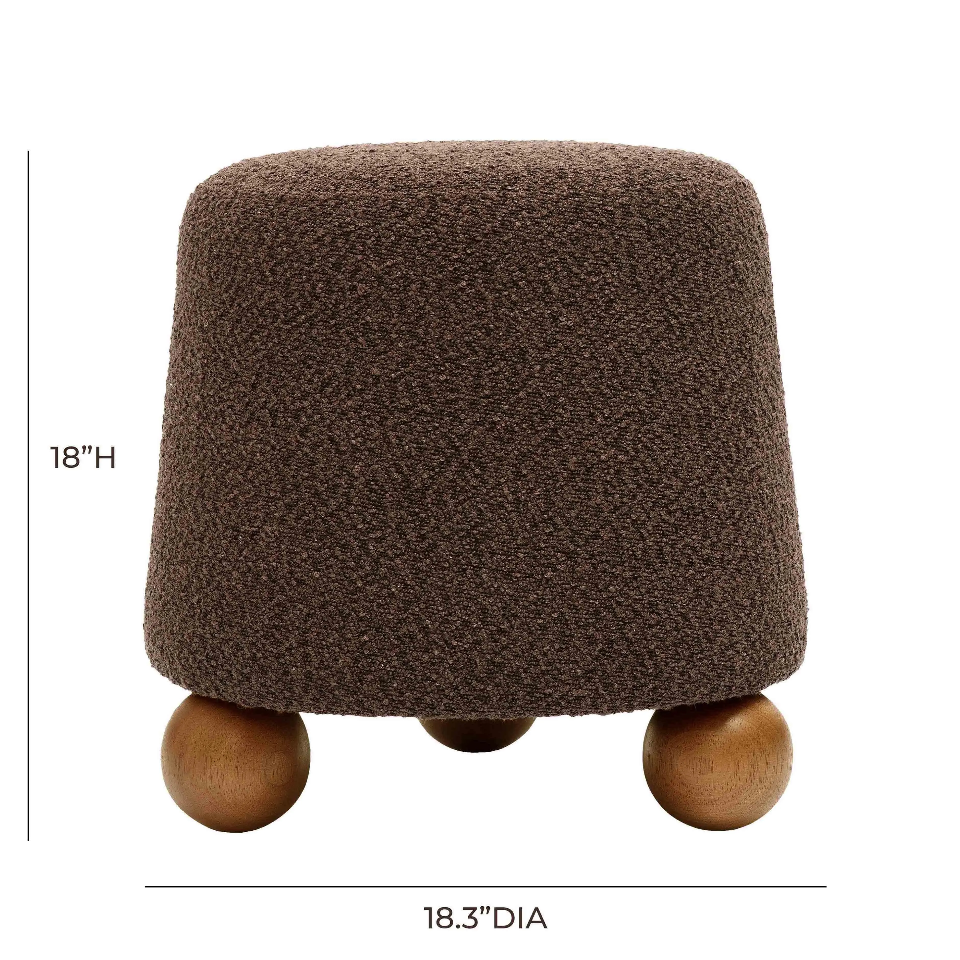 Jaine Boucle Stool - Image 6