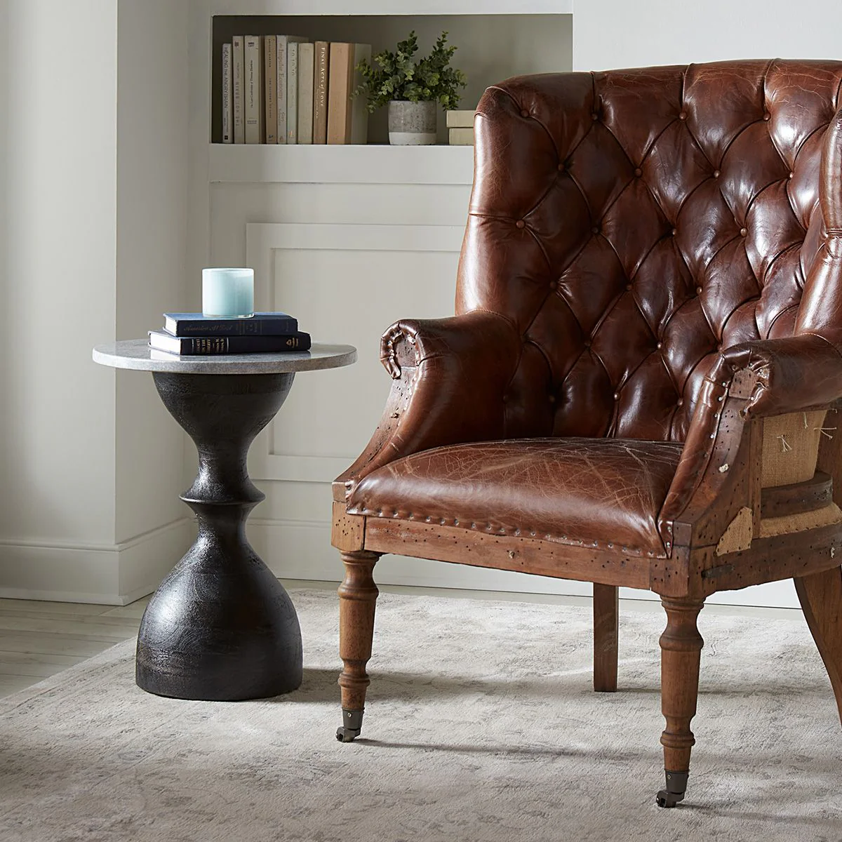 Jaipur Martini 18" Black Side Table - Image 2