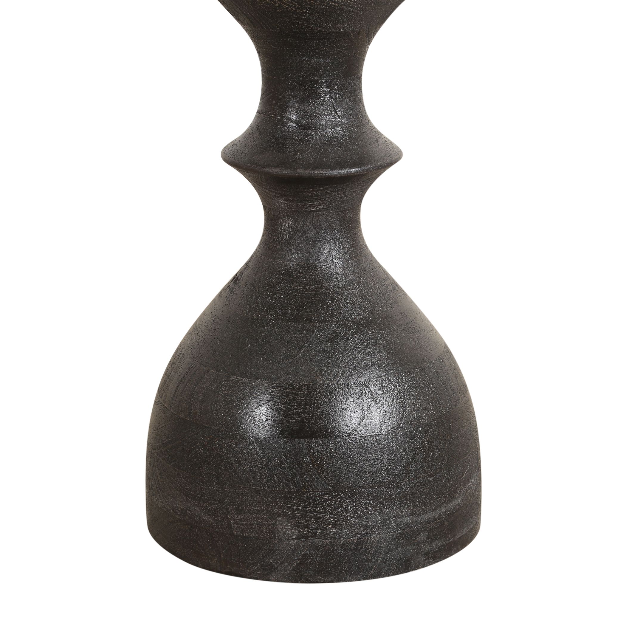 Jaipur Martini 18" Black Side Table - Image 3