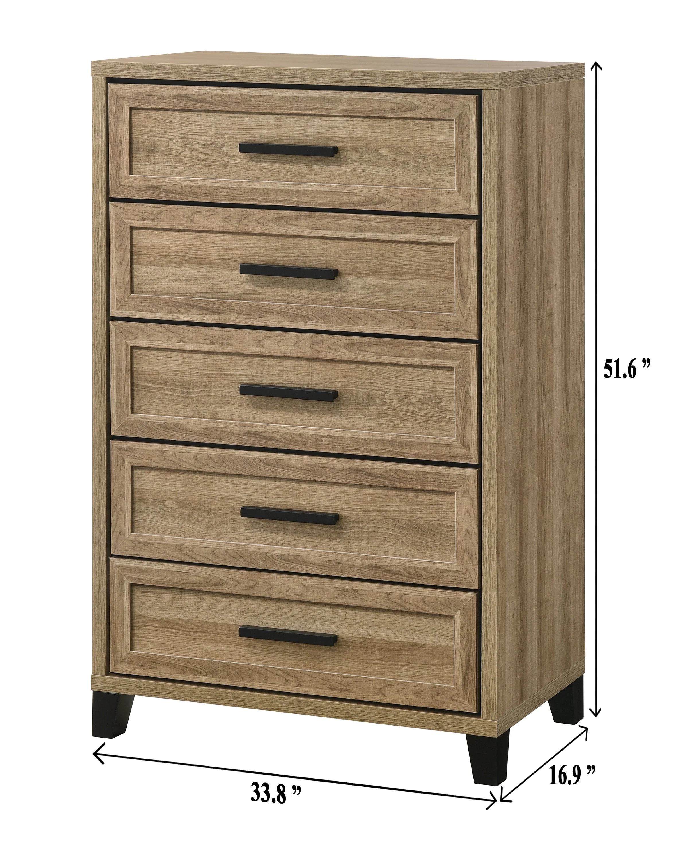 Jameson Natural Panel Bedroom Set - Image 15
