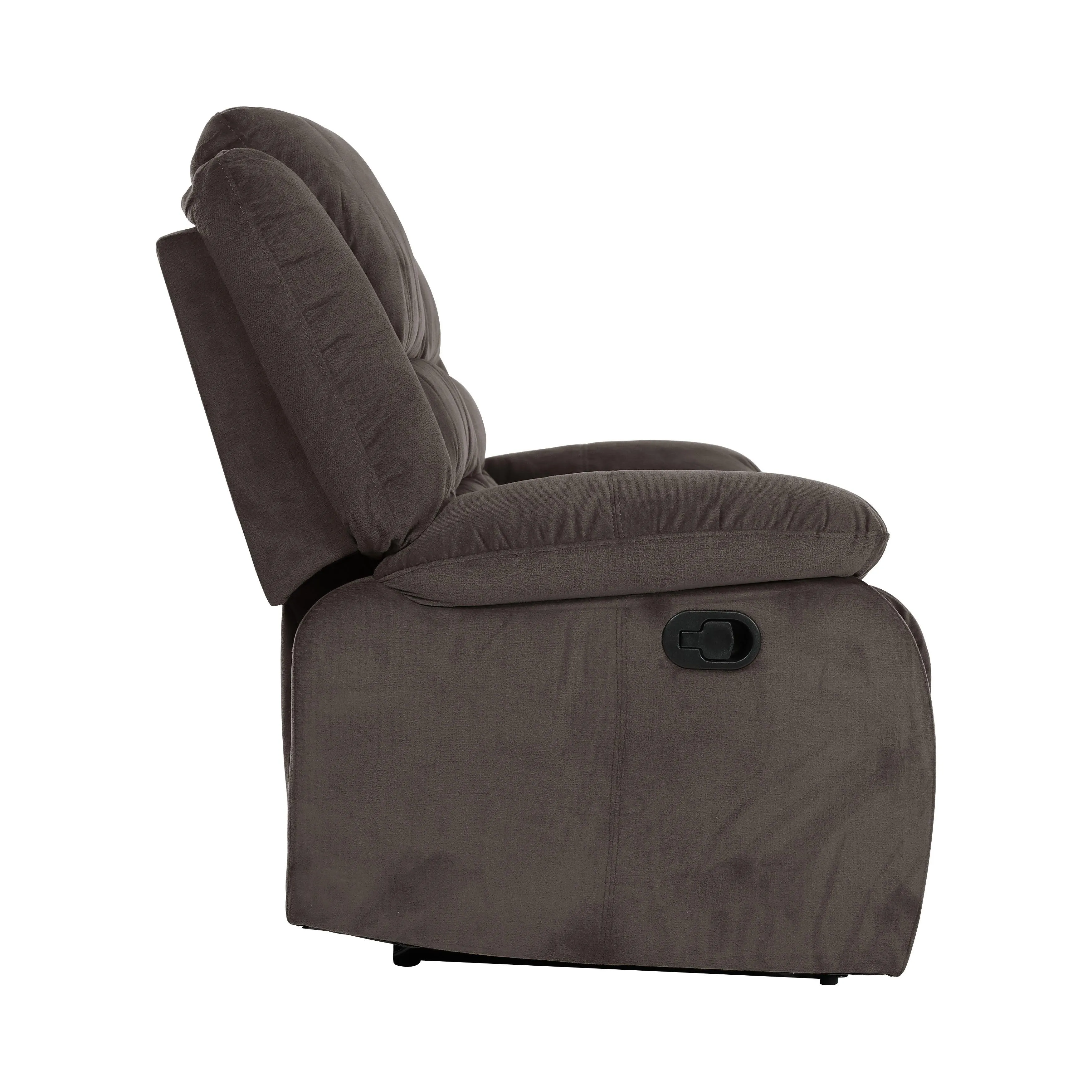 Jarita Chocolate Double Reclining Loveseat - Image 3
