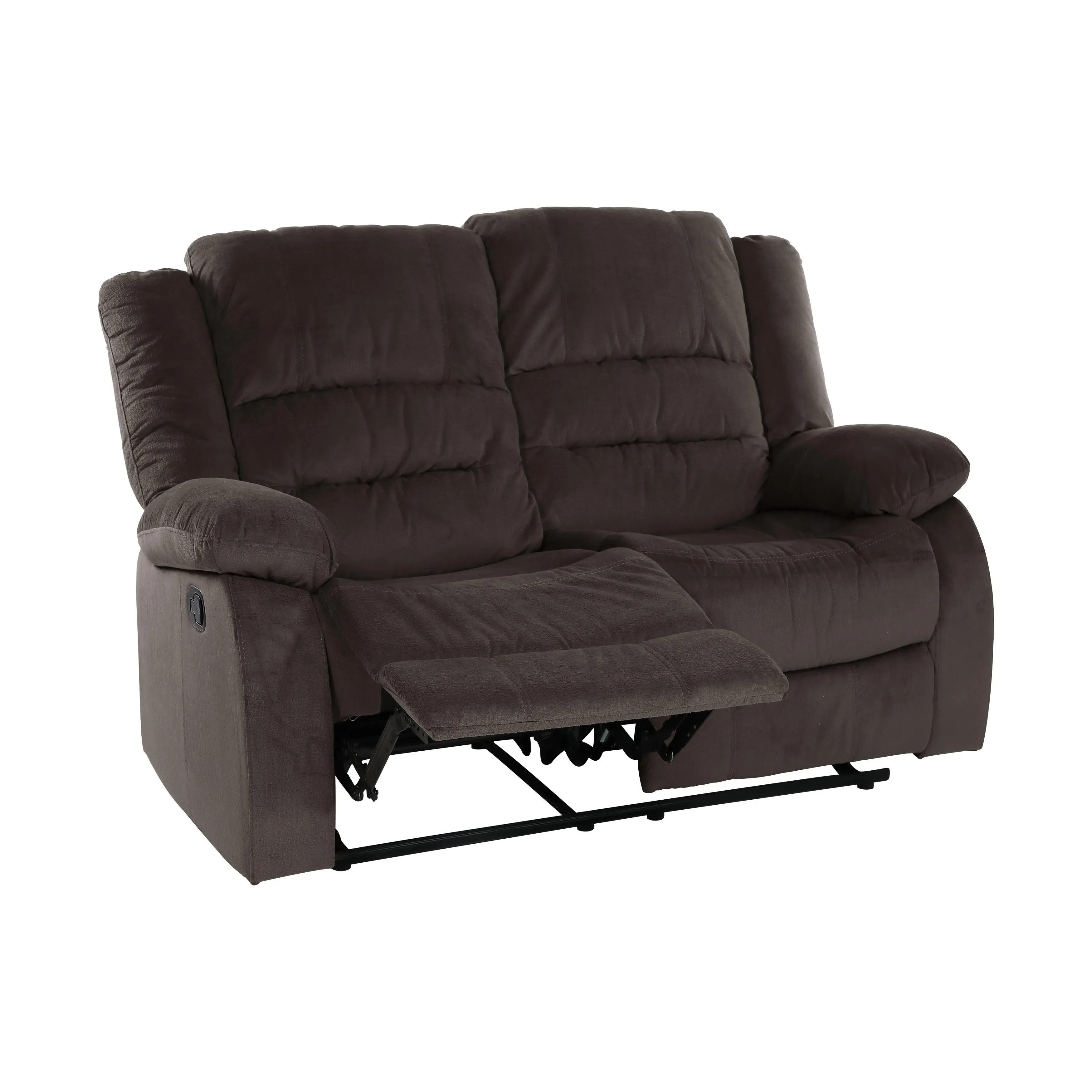 Jarita Chocolate Double Reclining Loveseat - Image 5